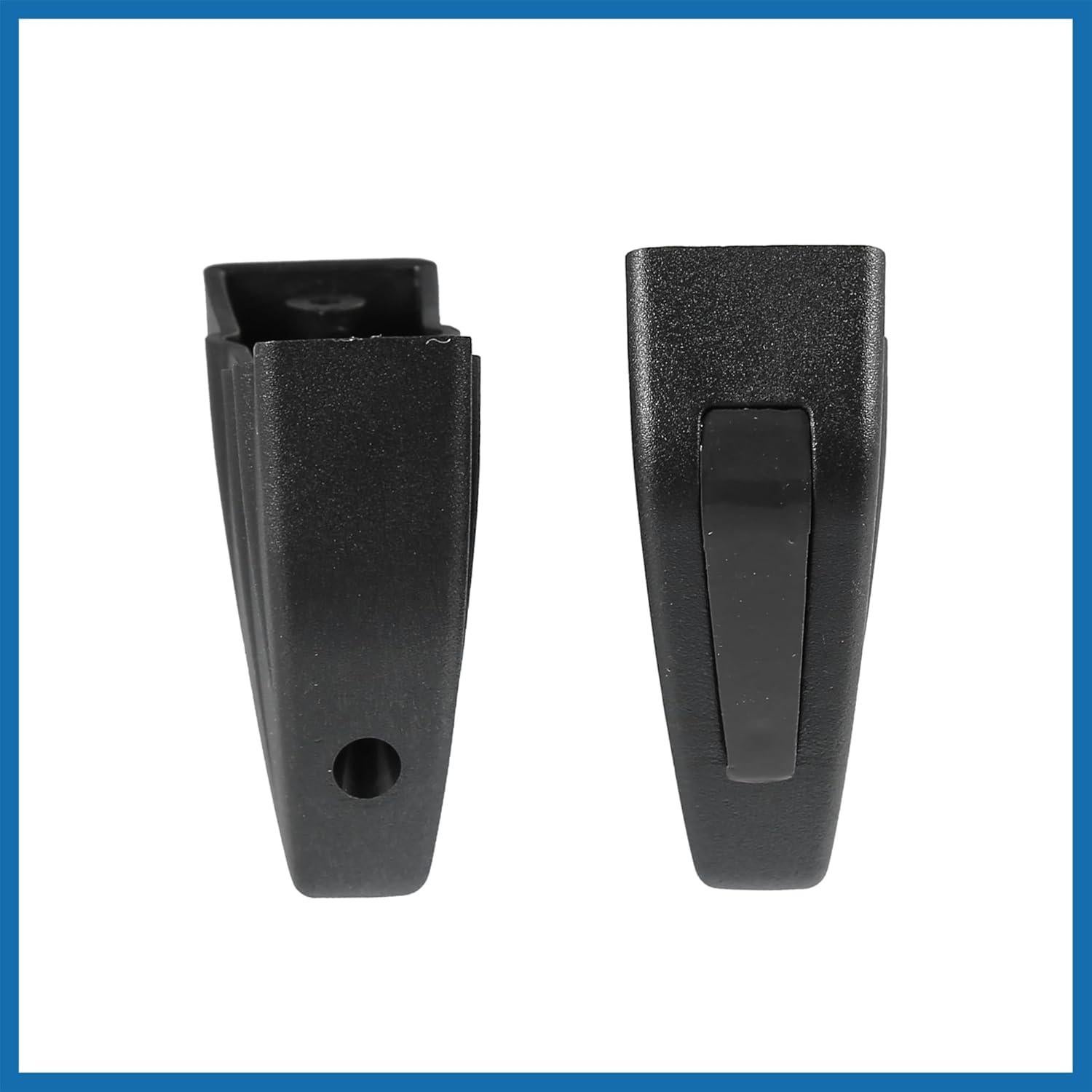 4 Difusores Alerón Trasero Universales ABS Negro Mate