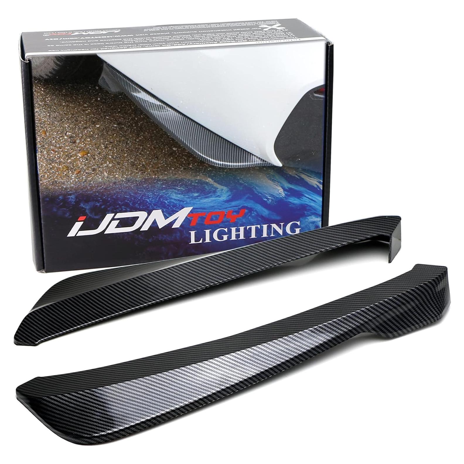 Difusores de Labio de Parachoques Trasero iJDMTOY Fibra Carbono