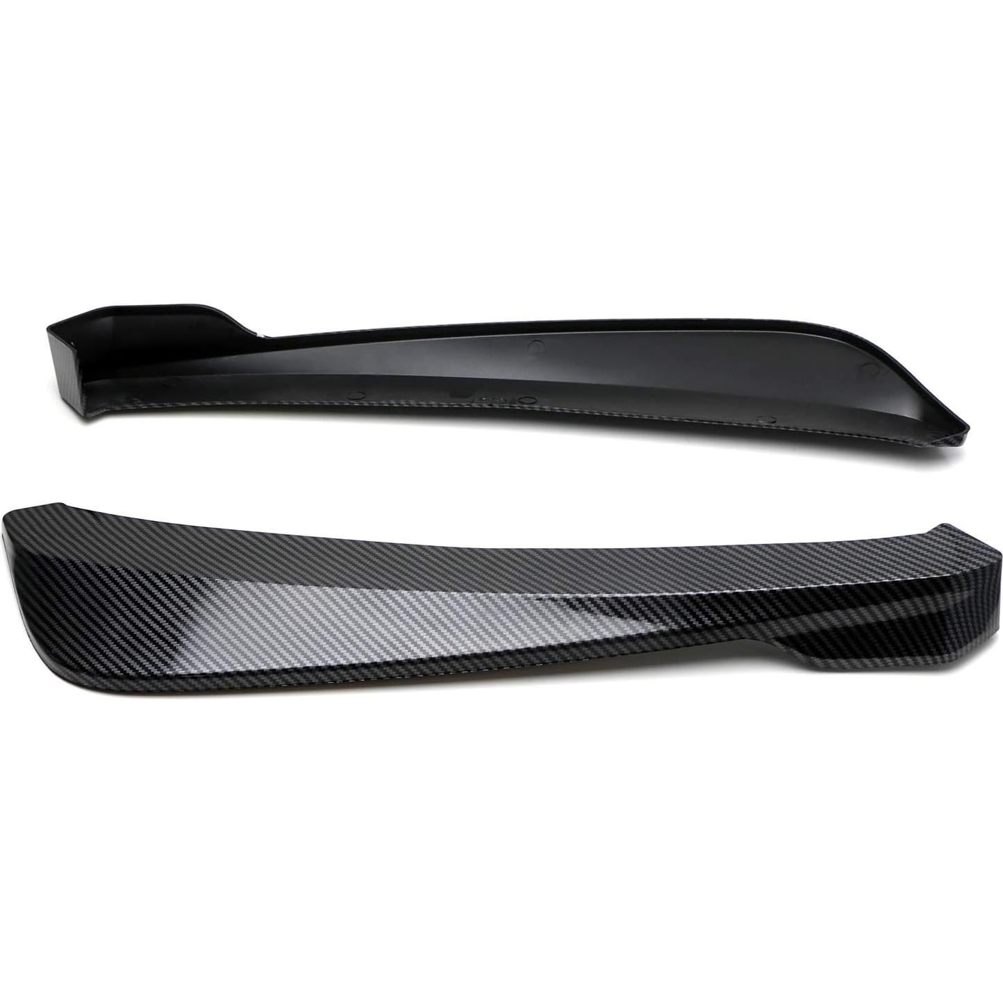 Difusores de Labio de Parachoques Trasero iJDMTOY Fibra Carbono