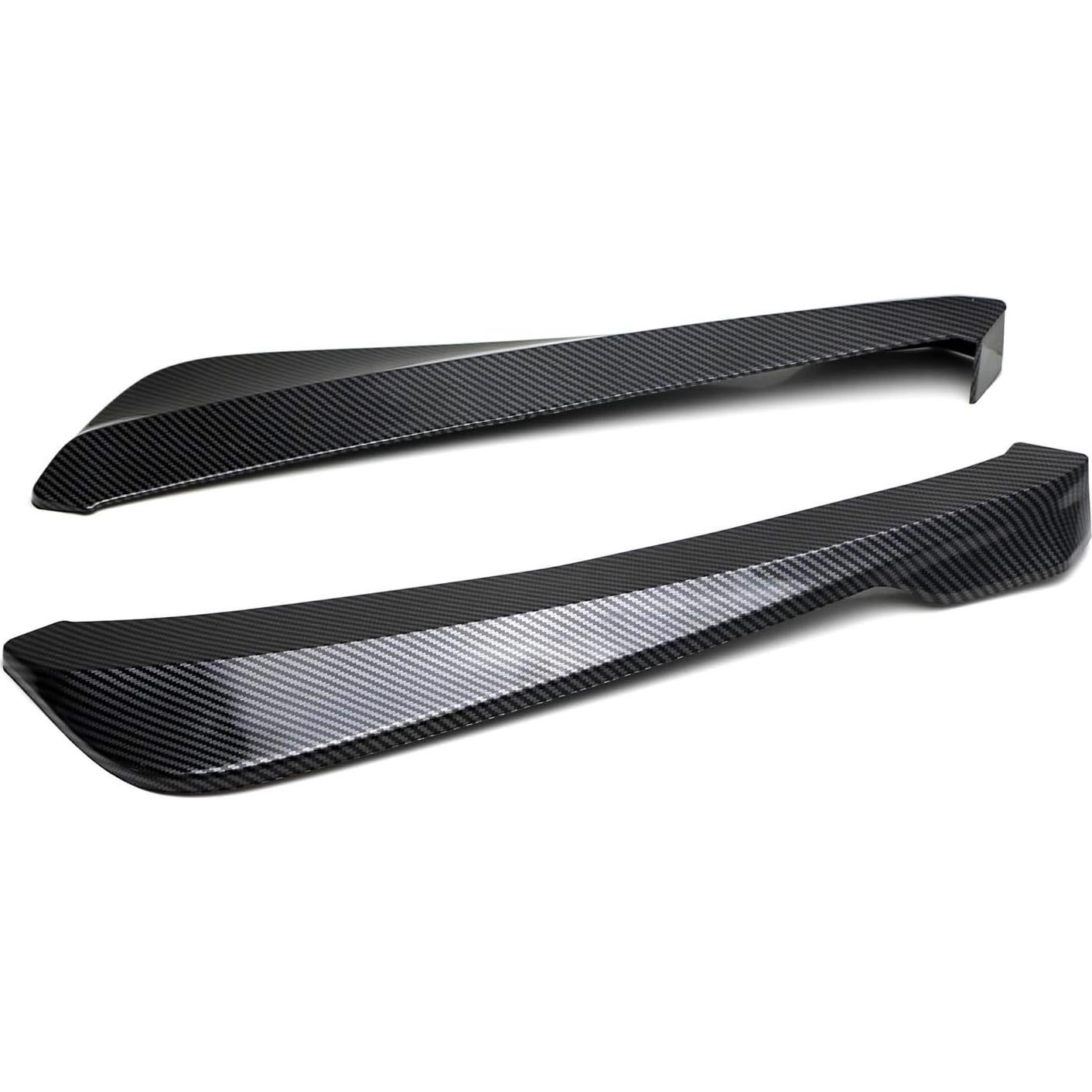 Difusores de Labio de Parachoques Trasero iJDMTOY Fibra Carbono