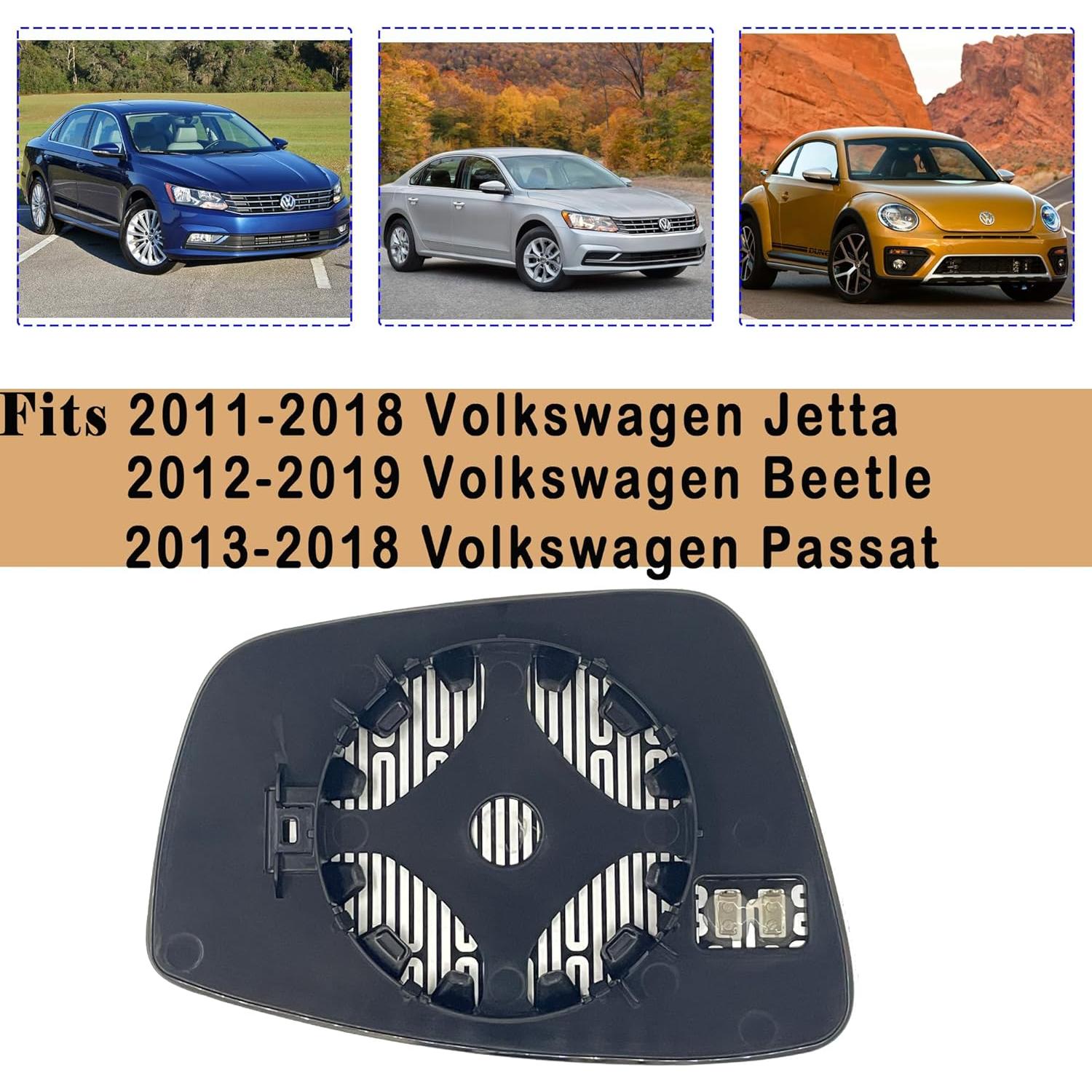 Espejo Calentado Lado Izquierdo Danbojit VW Passat Jetta Beetle