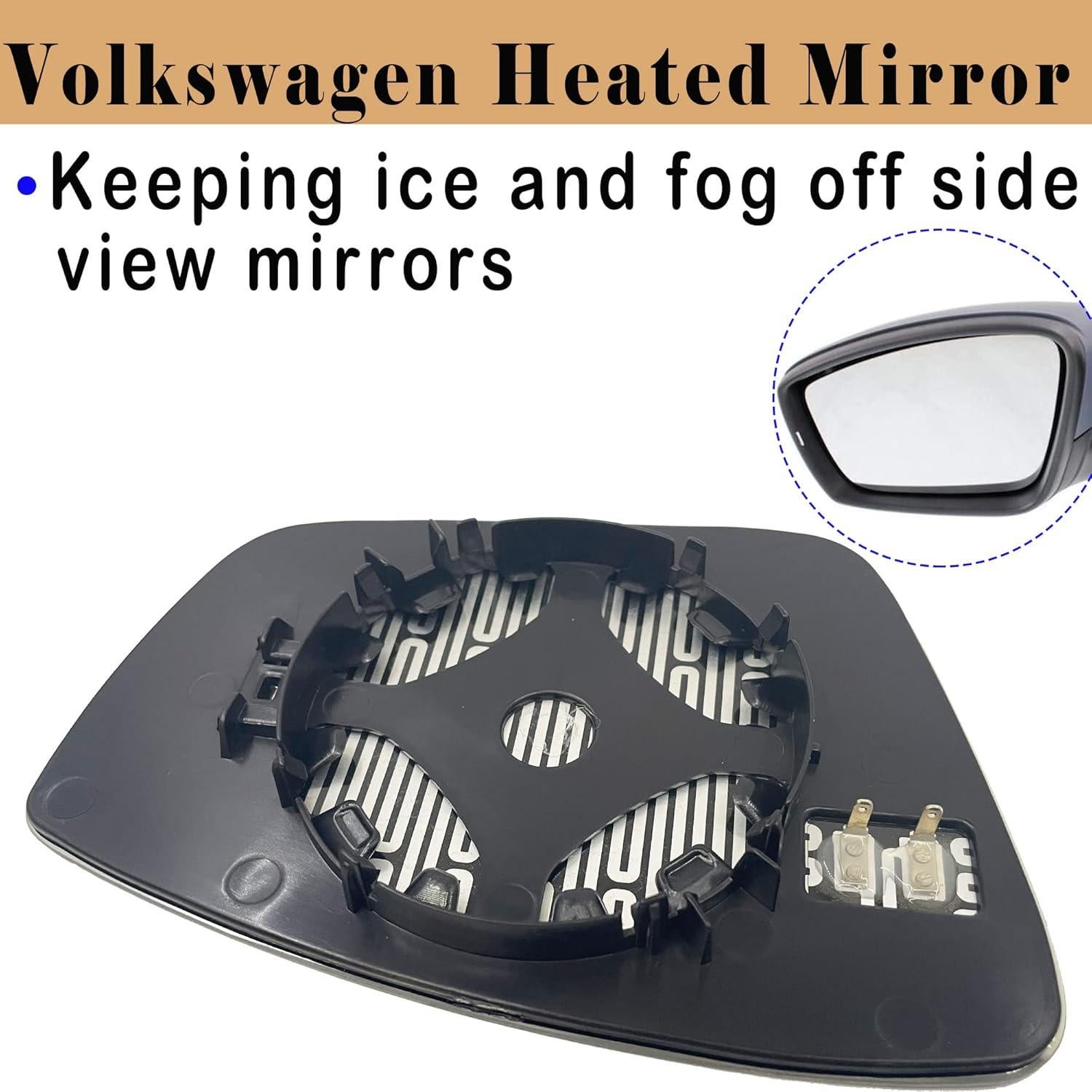 Espejo Calentado Lado Izquierdo Danbojit VW Passat Jetta Beetle