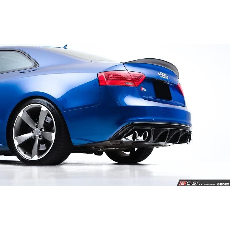 Difusor Trasero Negro Brillante ECS para Audi B8.5 S5/A5 S-Line