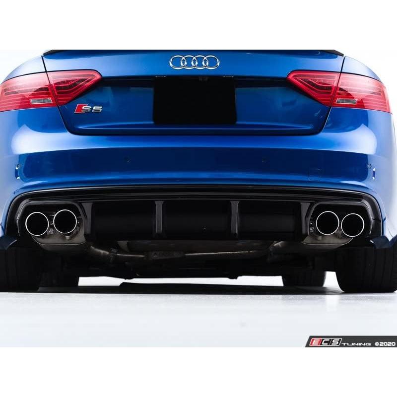 Difusor Trasero Negro Brillante ECS para Audi B8.5 S5/A5 S-Line
