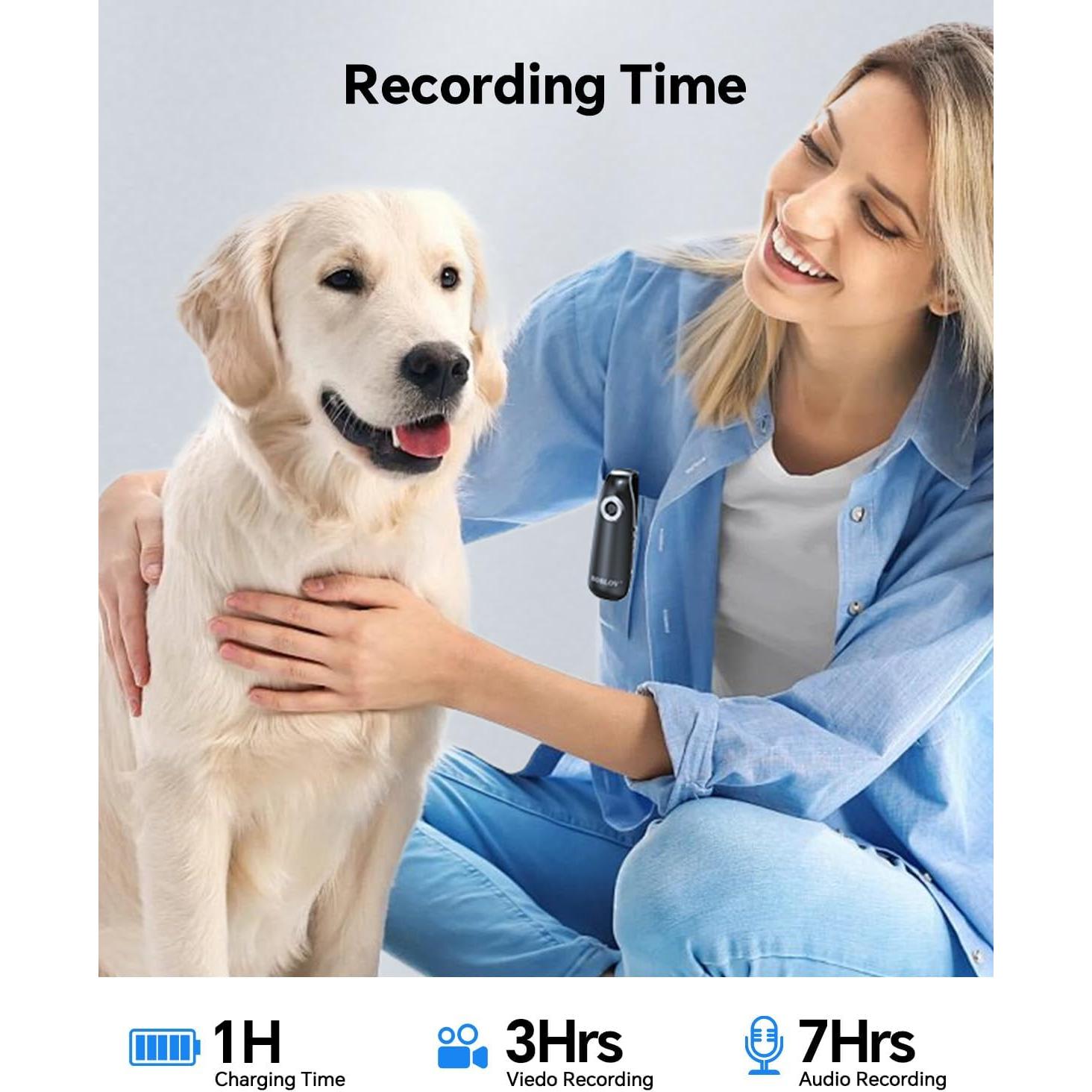 Cámara Corporal BOBLOV 007 Mini 64GB 1080P Portátil