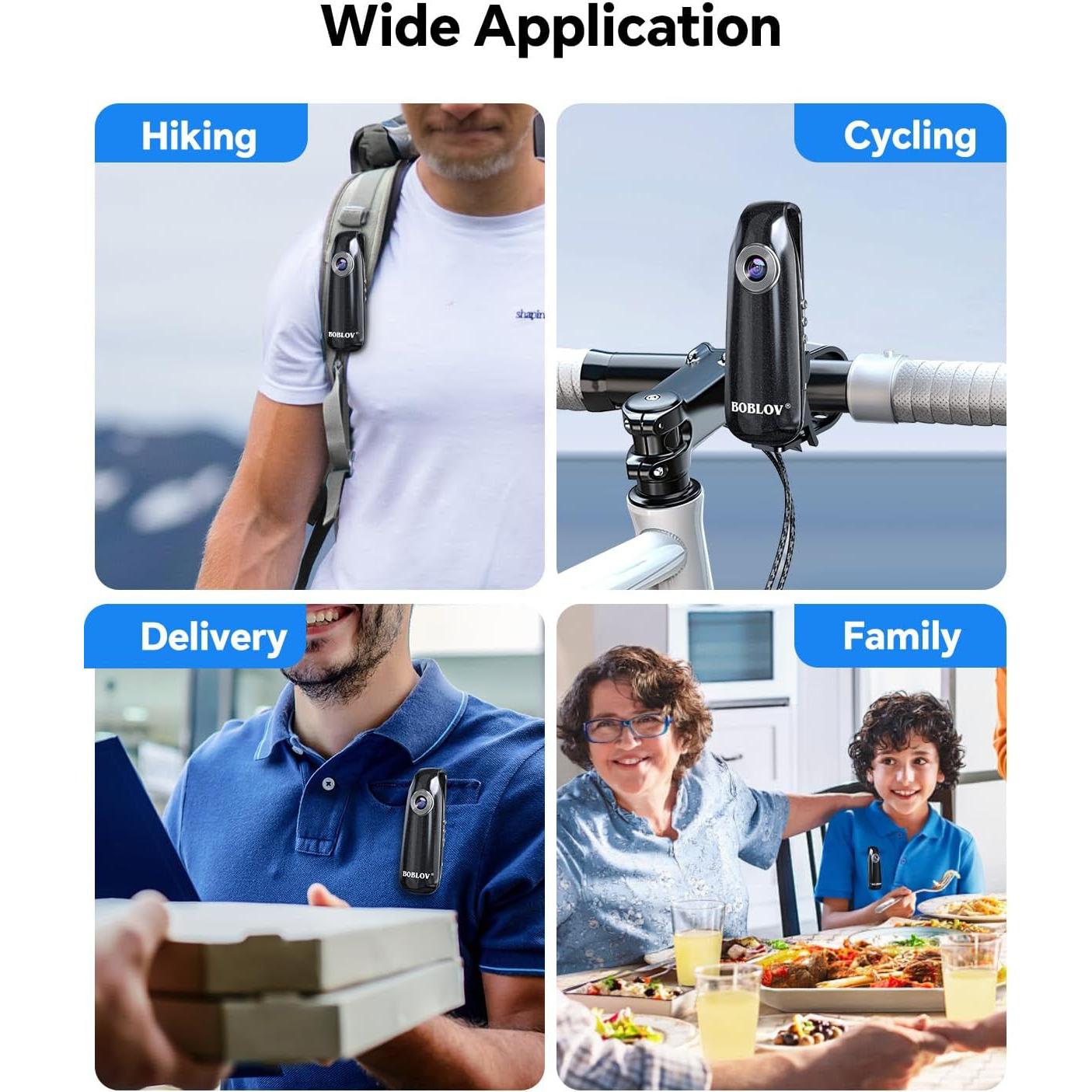 Cámara Corporal BOBLOV 007 Mini 64GB 1080P Portátil