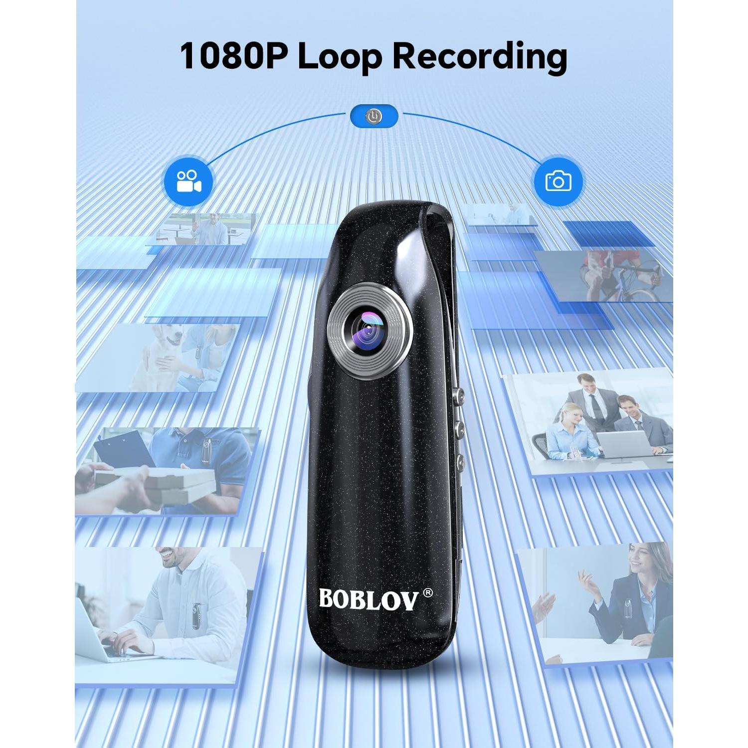 Cámara Corporal BOBLOV 007 Mini 64GB 1080P Portátil