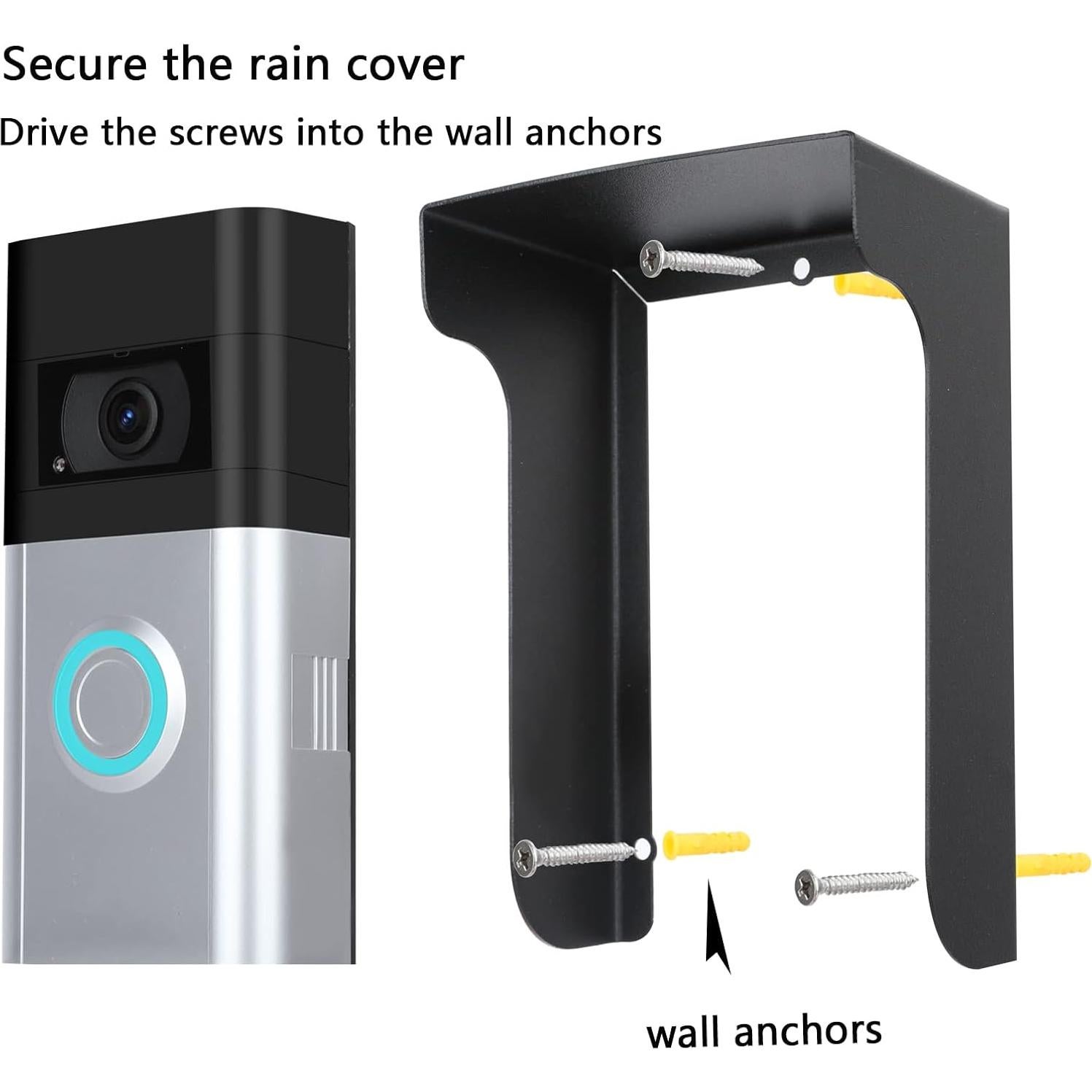 Cubierta de Timbre de Metal TEKCAM a Prueba de Climas 10cm