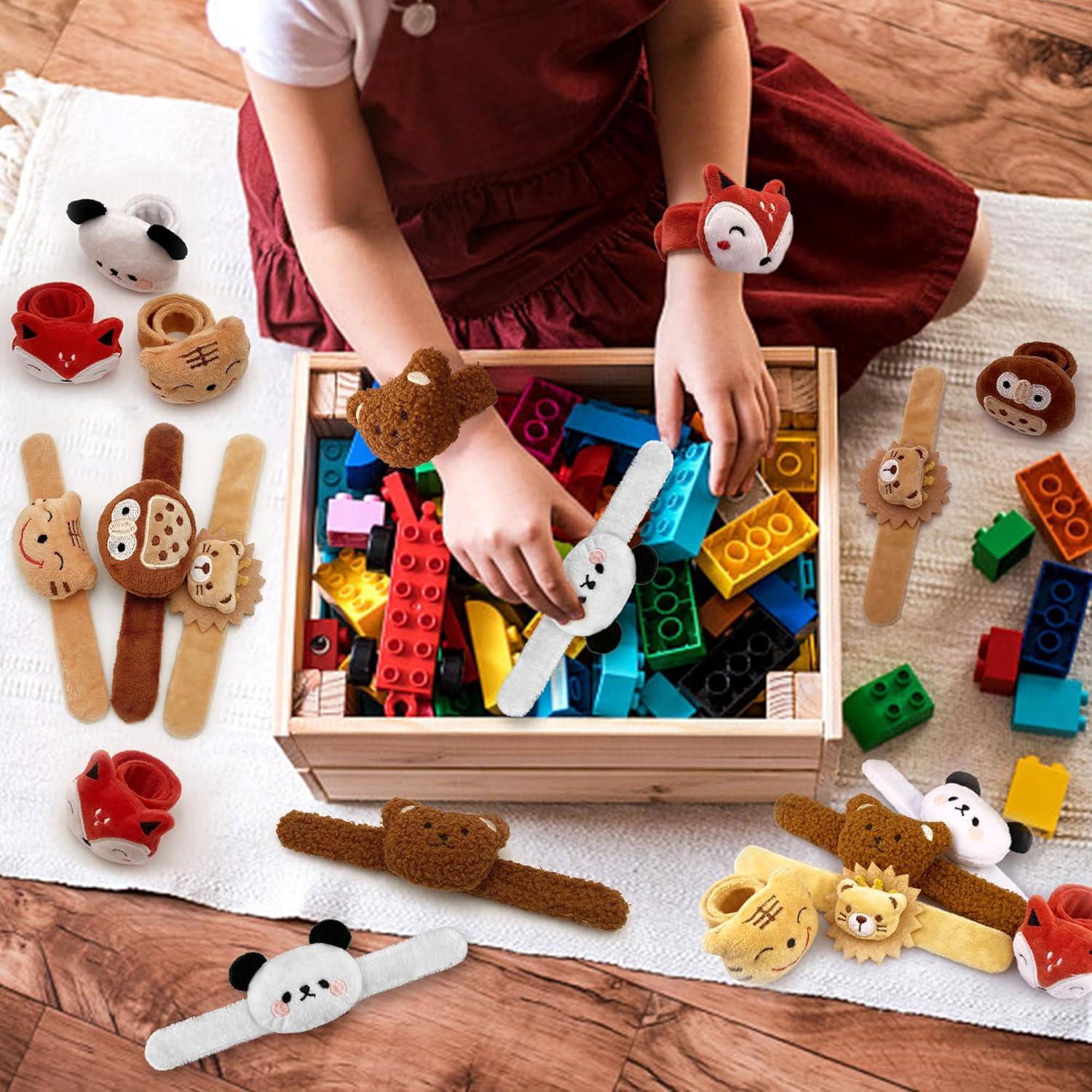 12 Pulseras de Golpe de Animales de Peluche XIPEGPA