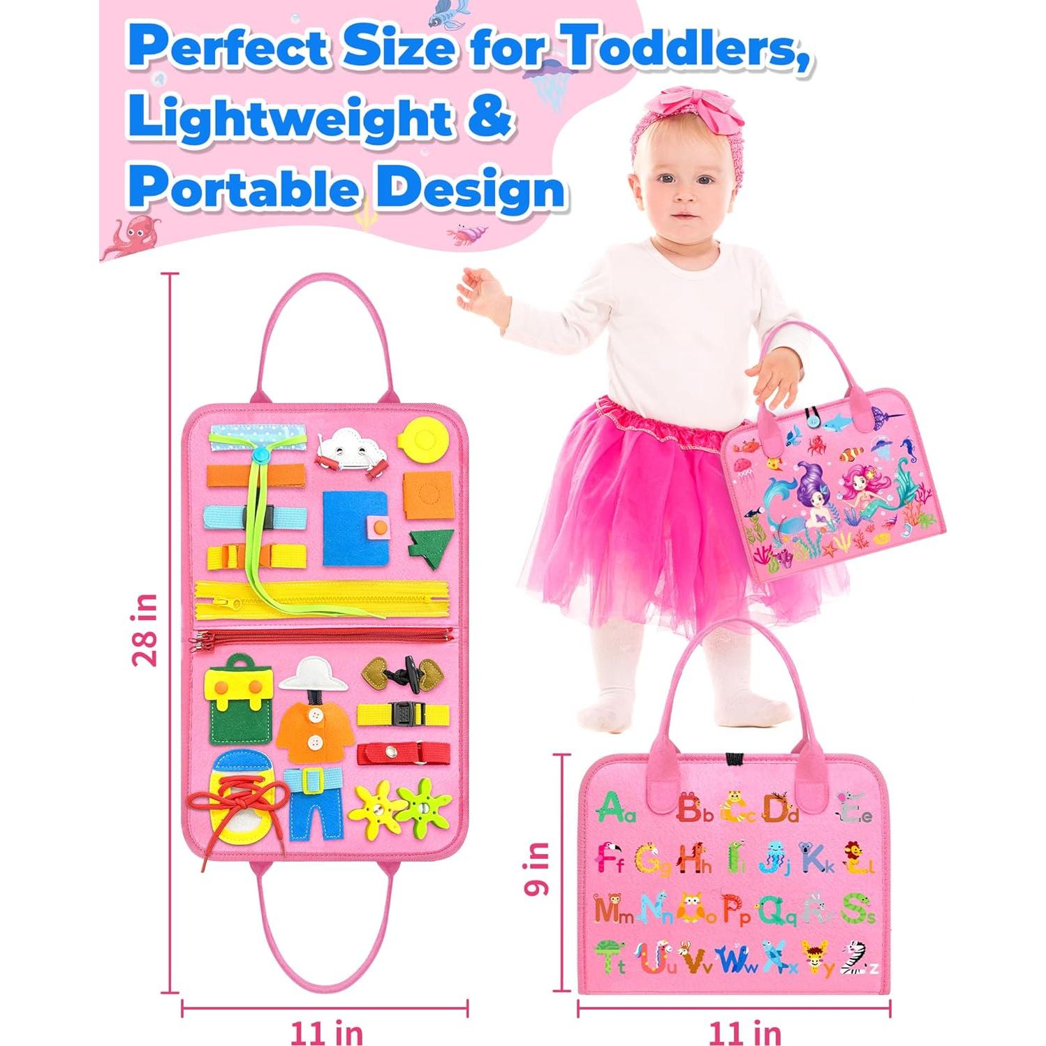 Busy Board Montessori Gojmzo Rosa 8 Páginas Actividades