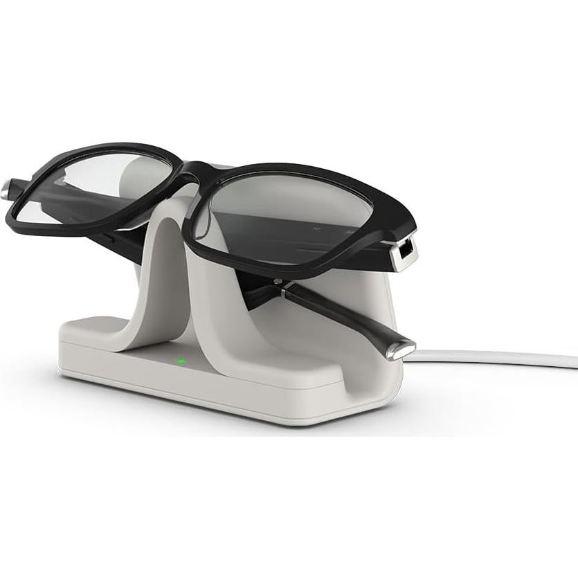 Amazon Echo Frames, an Alexa device (newest model), Smart glasses with Alexa, Rectangle frames in Classic Black with blue light filtering lenses