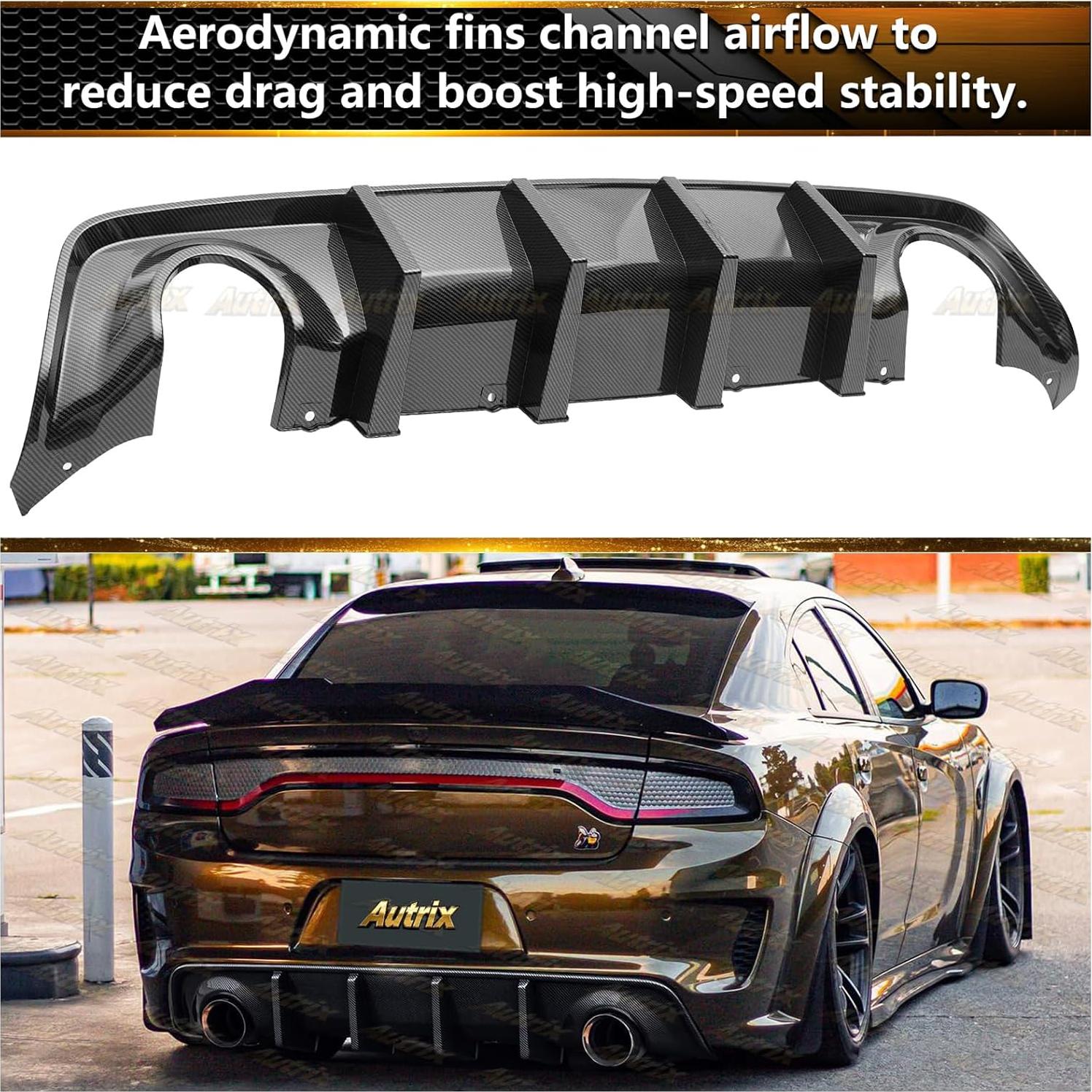 Difusor de Parachoques Trasero Autrix para Dodge Charger 2020-2024