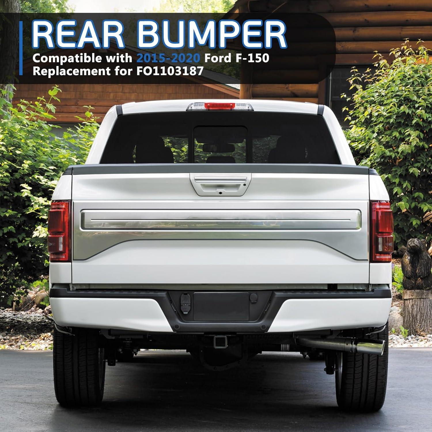 Parachoques Trasero Ford F150 2015-2020 Kangyang Cromado