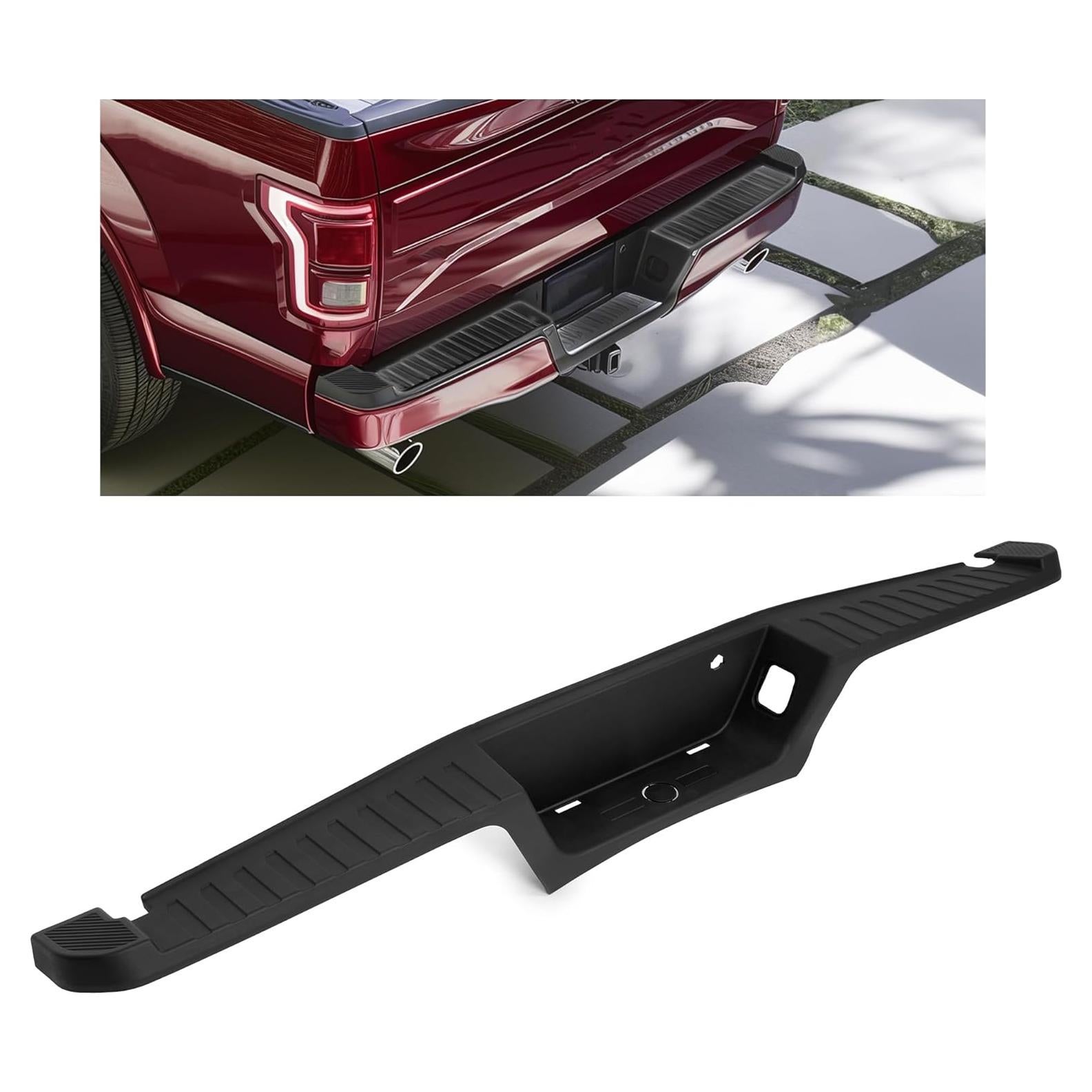 Almohadilla de Paso de Parachoques Trasero KUAFU para Ford F150 2015-2020