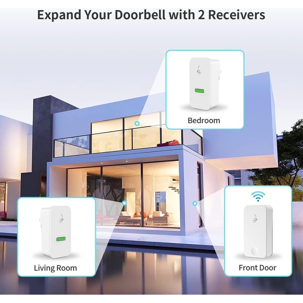 Timbre Inalámbrico Linptech G4LDW-U Autopropulsado 300m