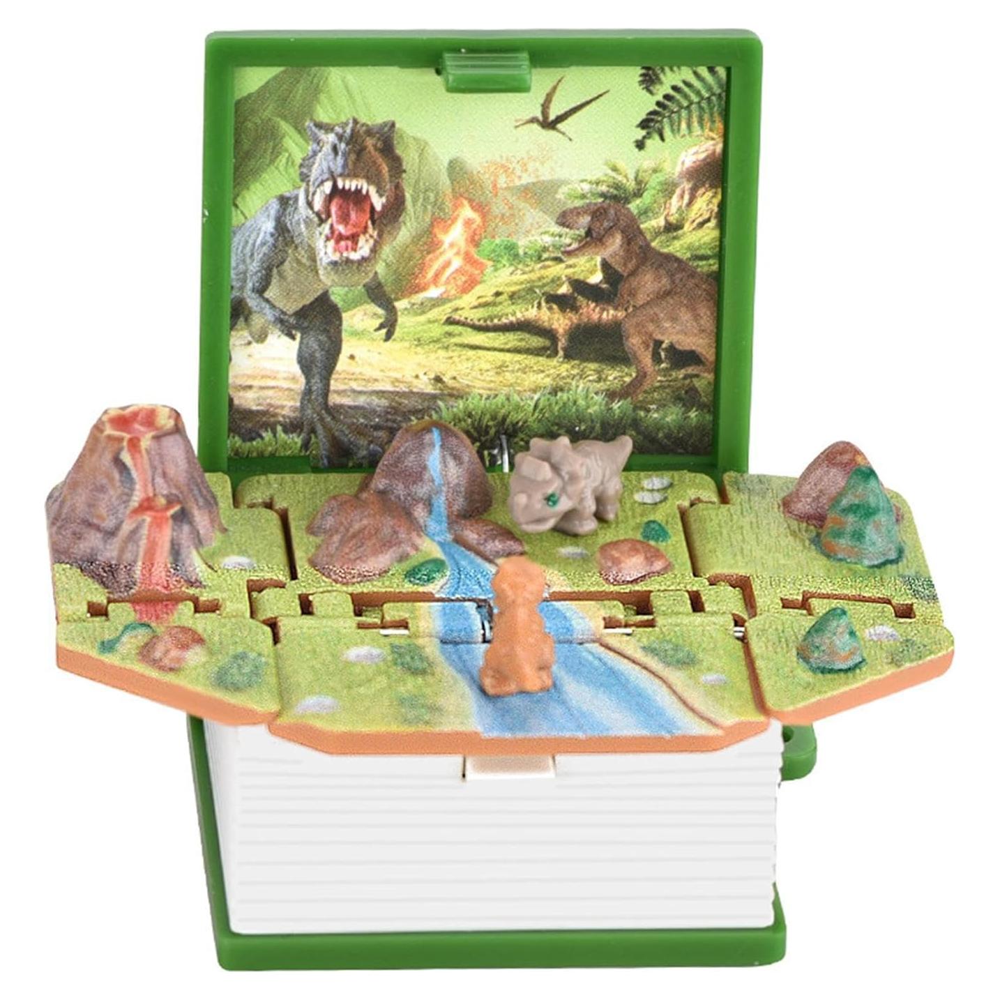 Llave de libro plegable de dinosaurio Kumprohu - Juguete 3D