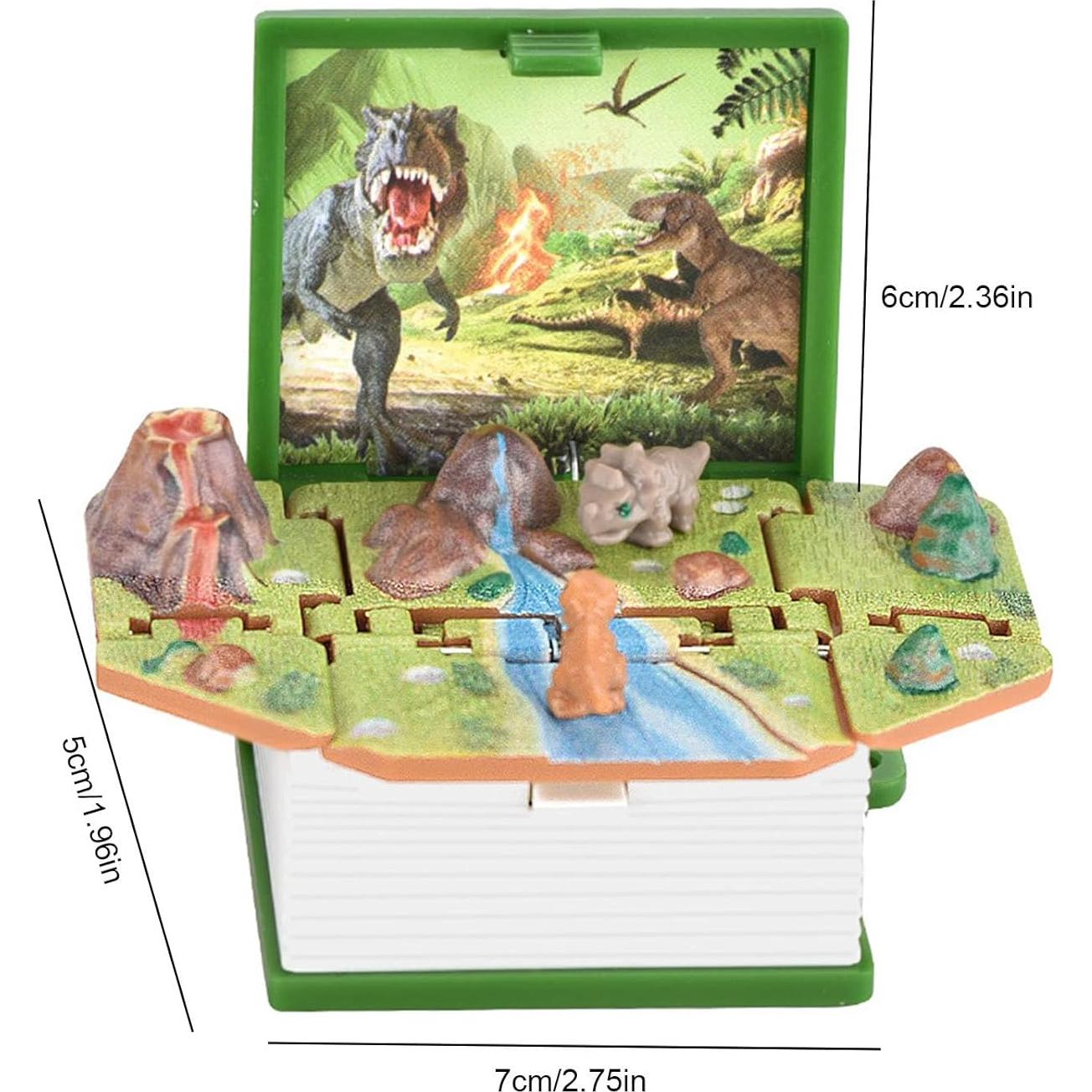 Llave de libro plegable de dinosaurio Kumprohu - Juguete 3D