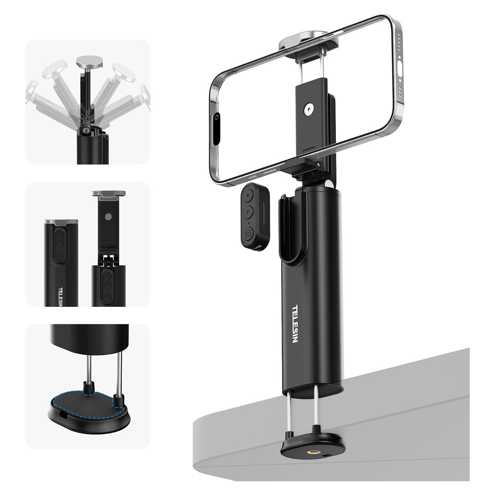 Soporte para Teléfono TELESIN P1-HSS-01 Universal 360°