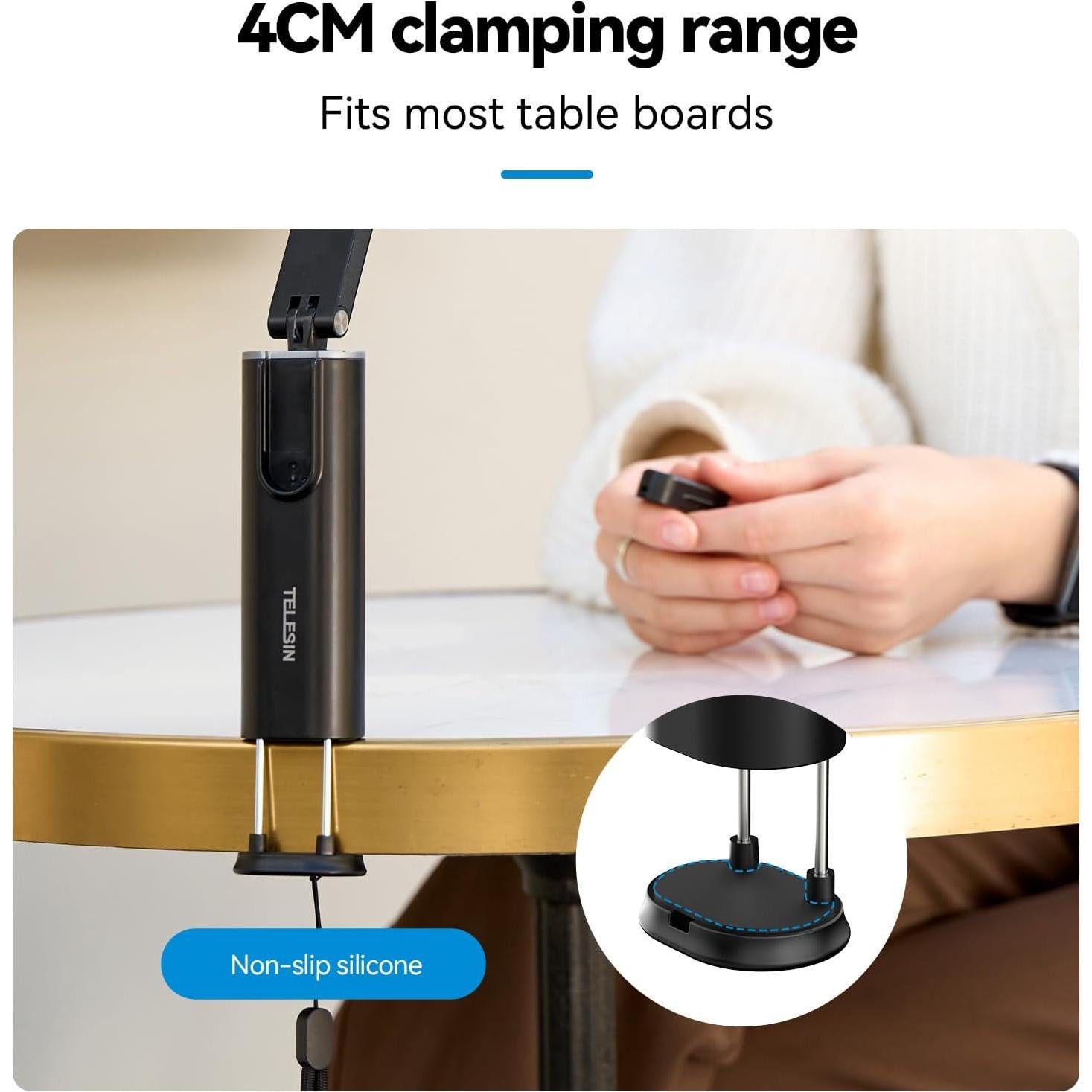 Soporte para Teléfono TELESIN P1-HSS-01 Universal 360°