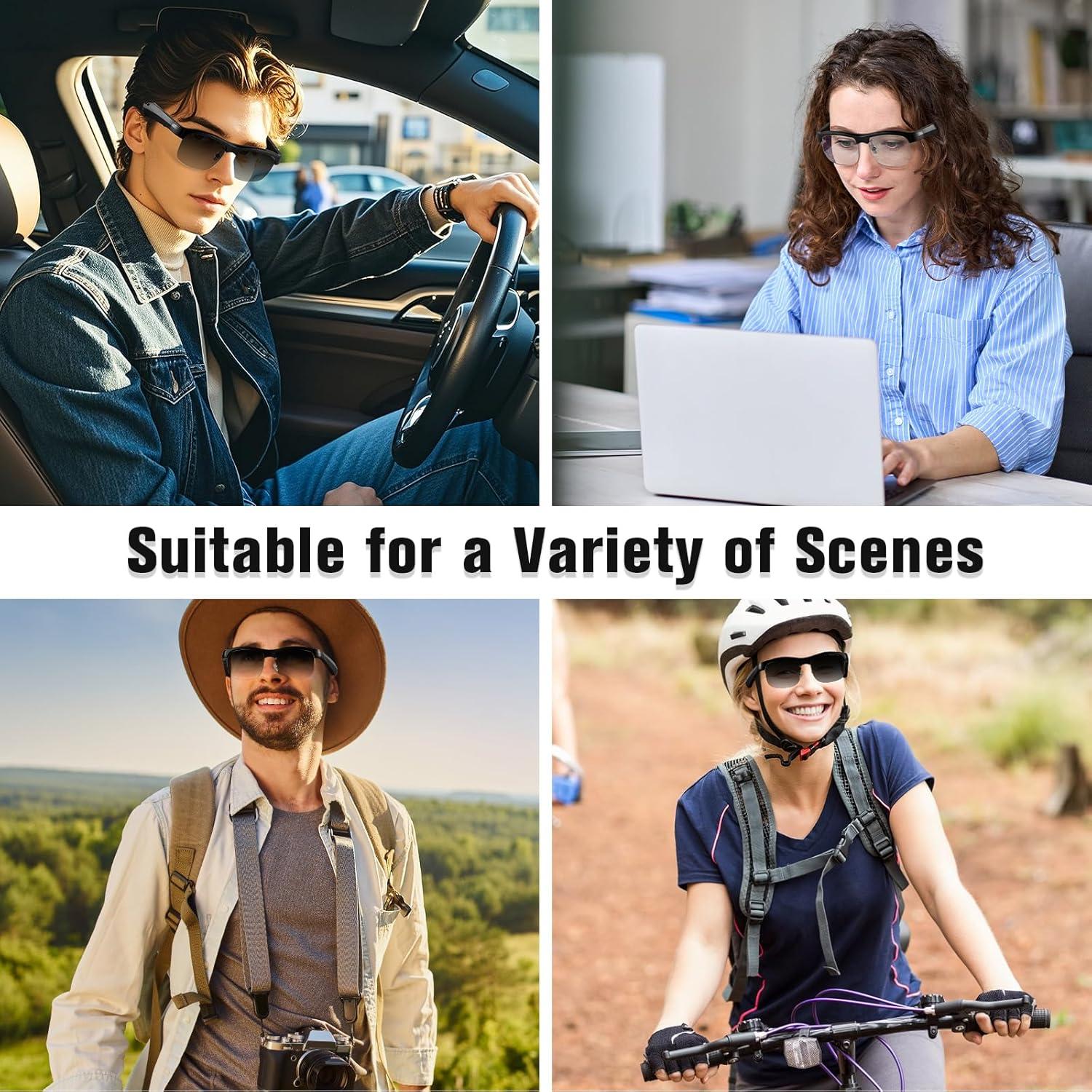 Gafas de Sol Bluetooth Polarizadas Unisex con Protección UV