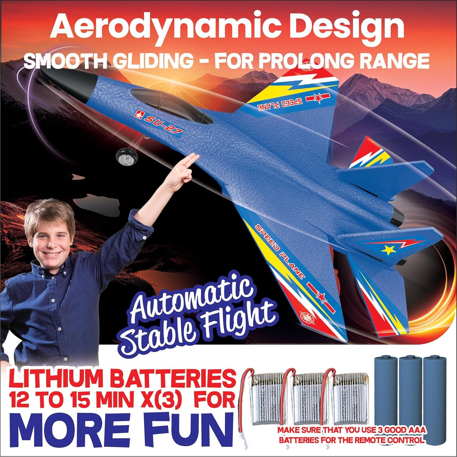 Avián RC Su-27 2.4GHz RTF Control Remoto Estabilizado