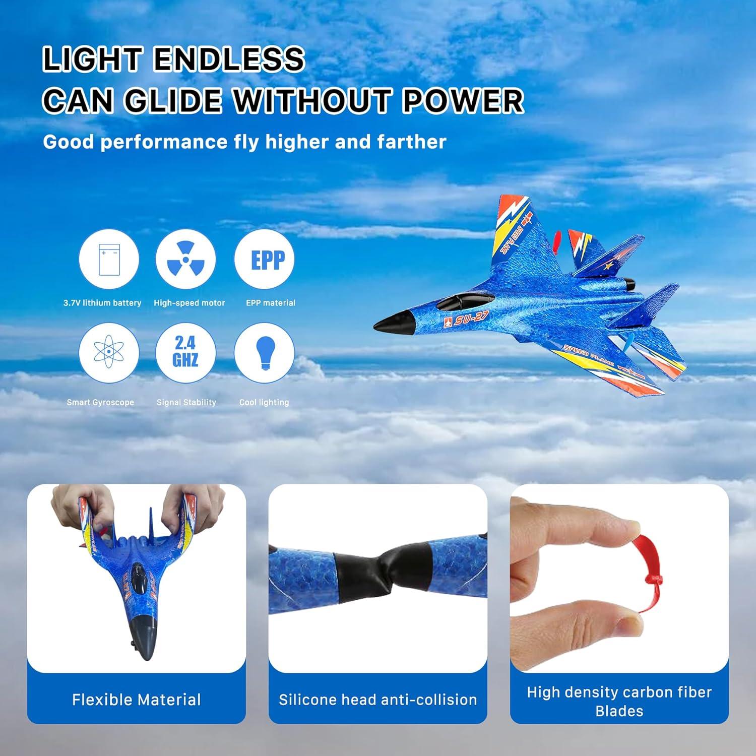 Avián RC Su-27 2.4GHz RTF Control Remoto Estabilizado