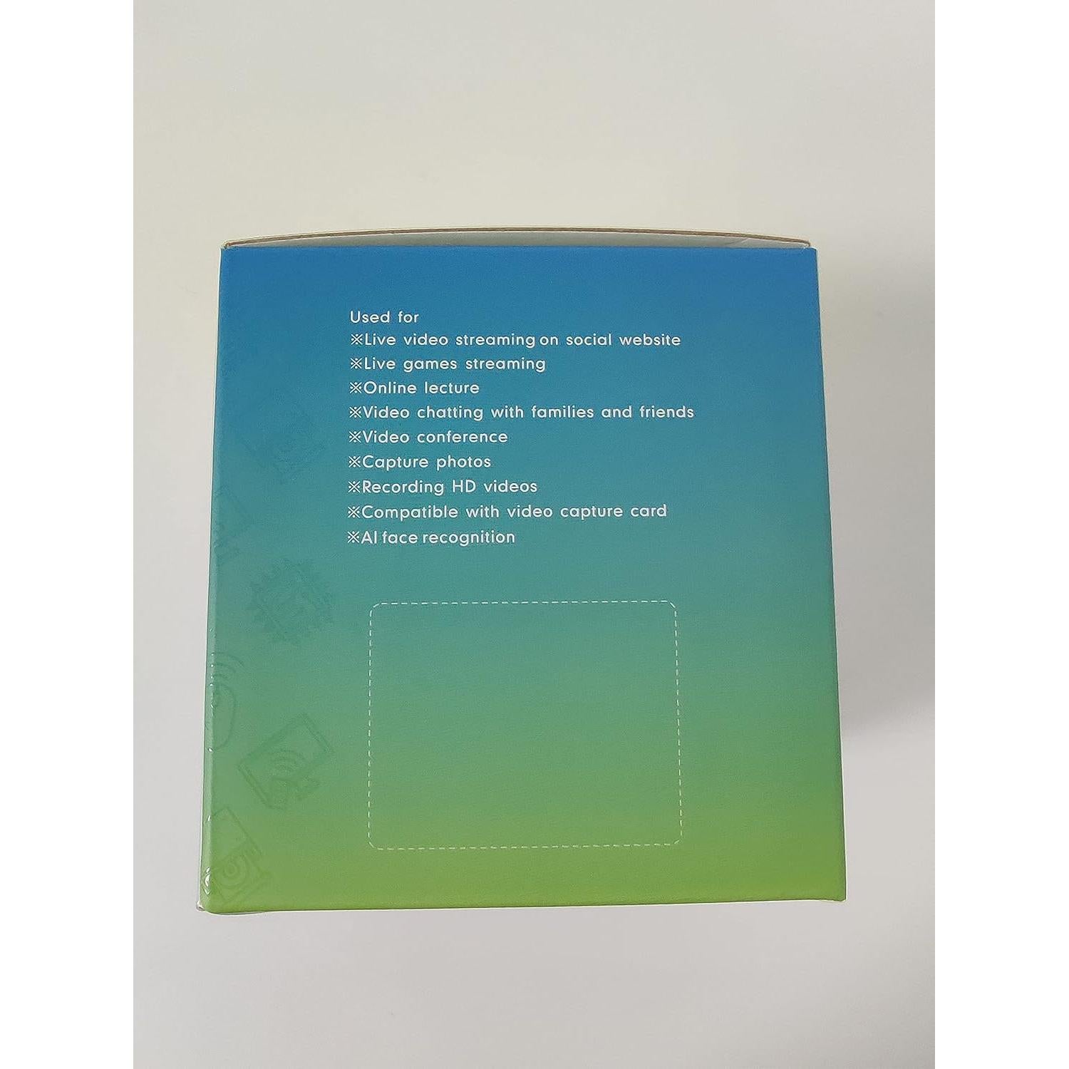 Cámara Web Angetube 4K 866Max con Luz y Micrófonos AI