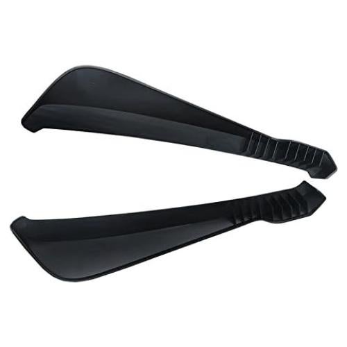 Divisores de Labio Trasero Universales IKON MOTORSPORTS PP Negro