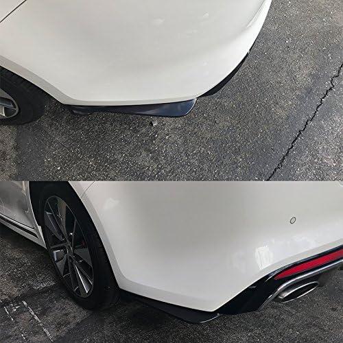 Divisores de Labio Trasero Universales IKON MOTORSPORTS PP Negro