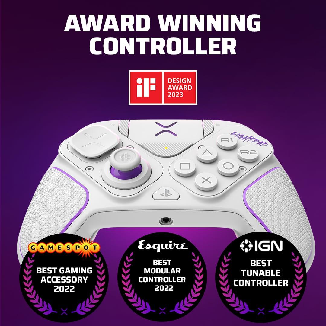 Controlador Inalámbrico PDP Victrix Pro BFG PS5/PS4/PC Blanco