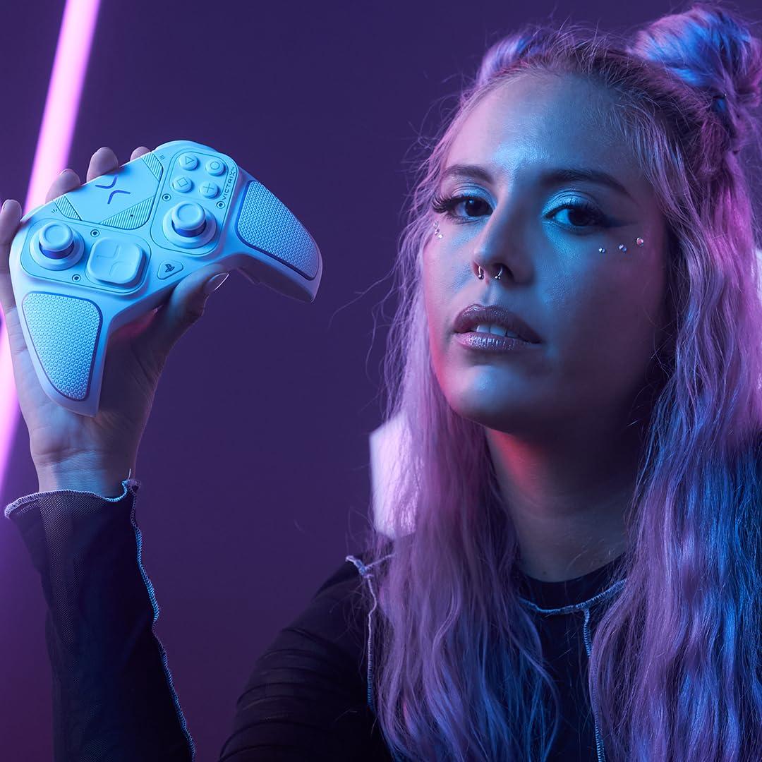 Controlador Inalámbrico PDP Victrix Pro BFG PS5/PS4/PC Blanco