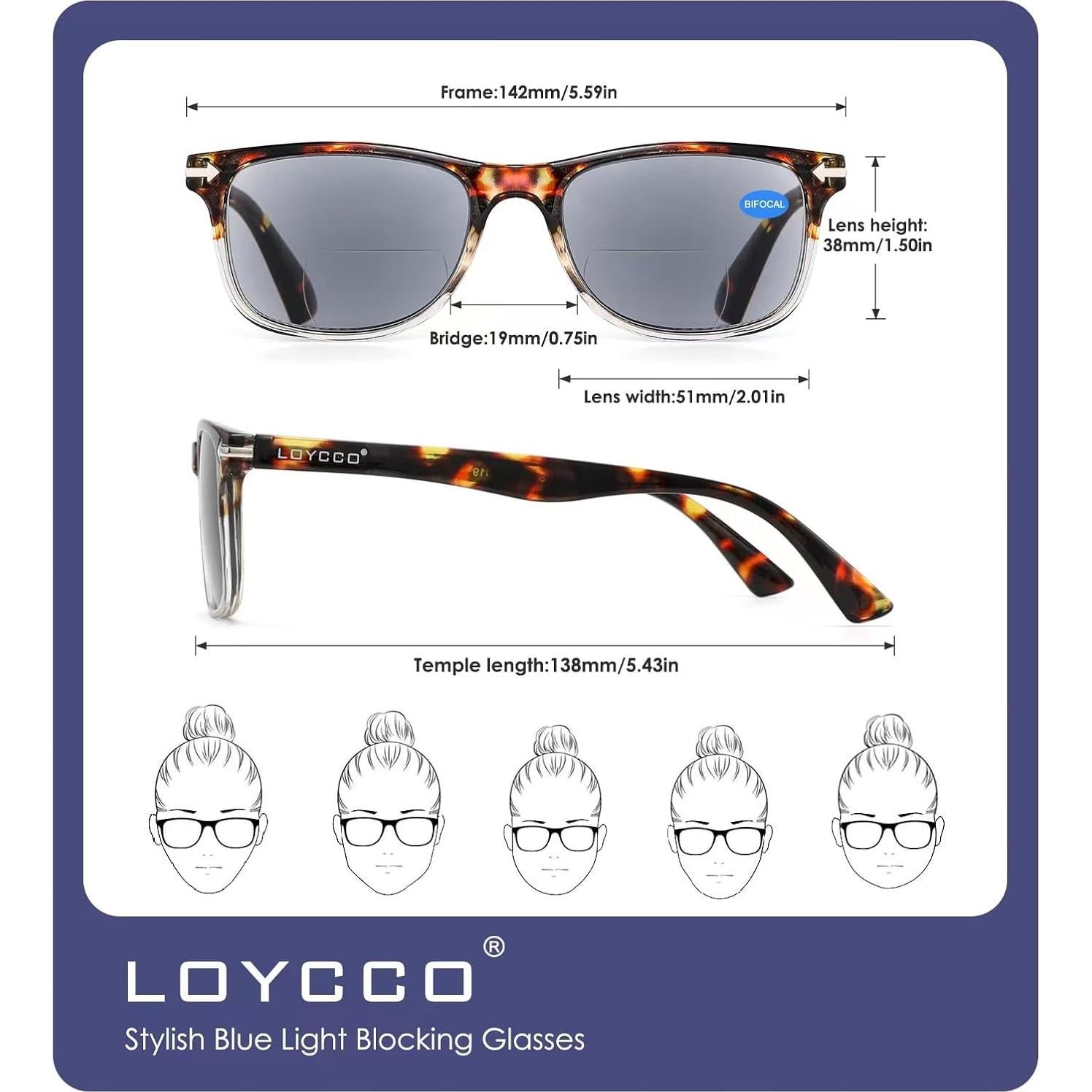 Pack de 2 Gafas de Lectura Bifocales con Bloqueo Luz Azul