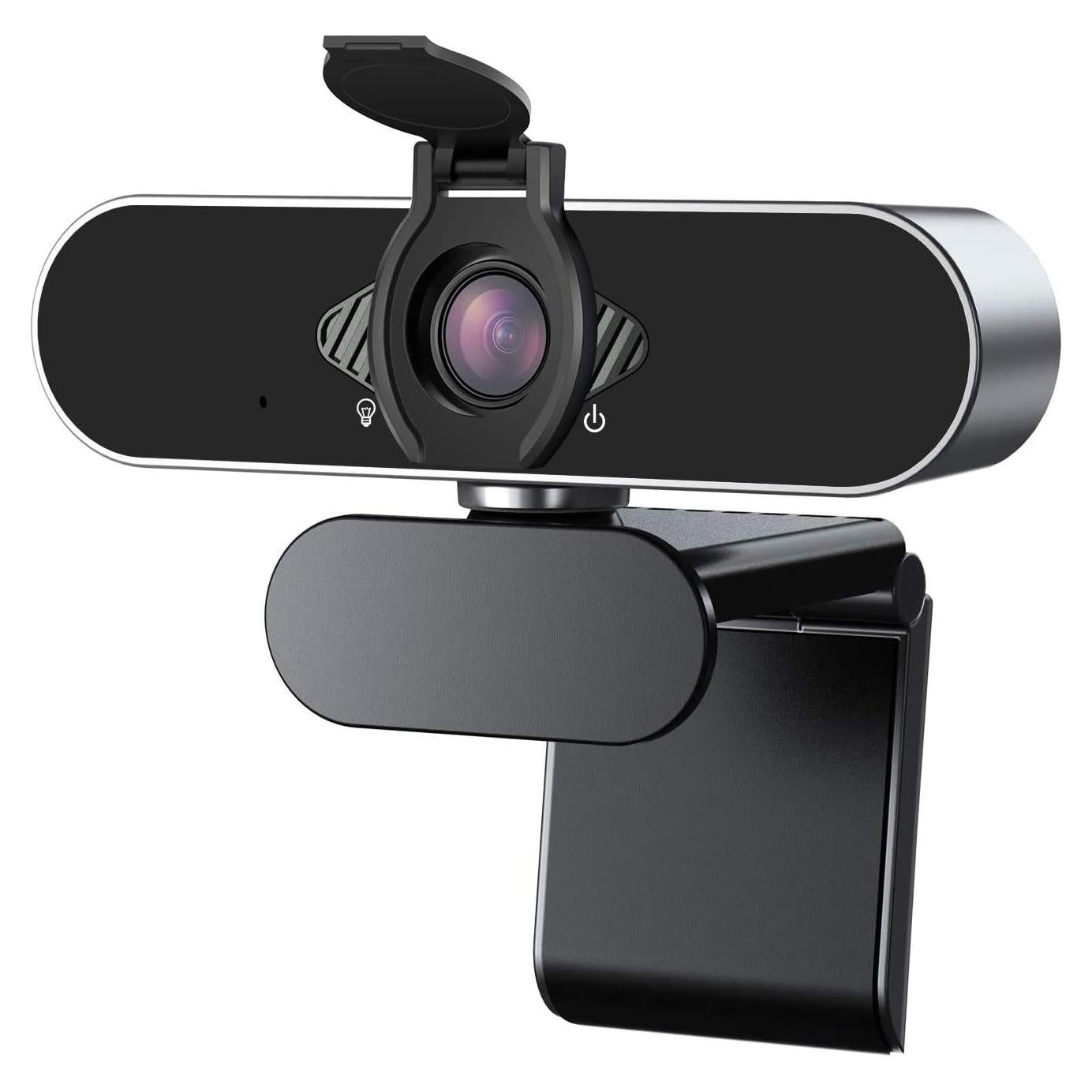 Webcam 1080P HD Wennyn con micrófono y tapa de privacidad