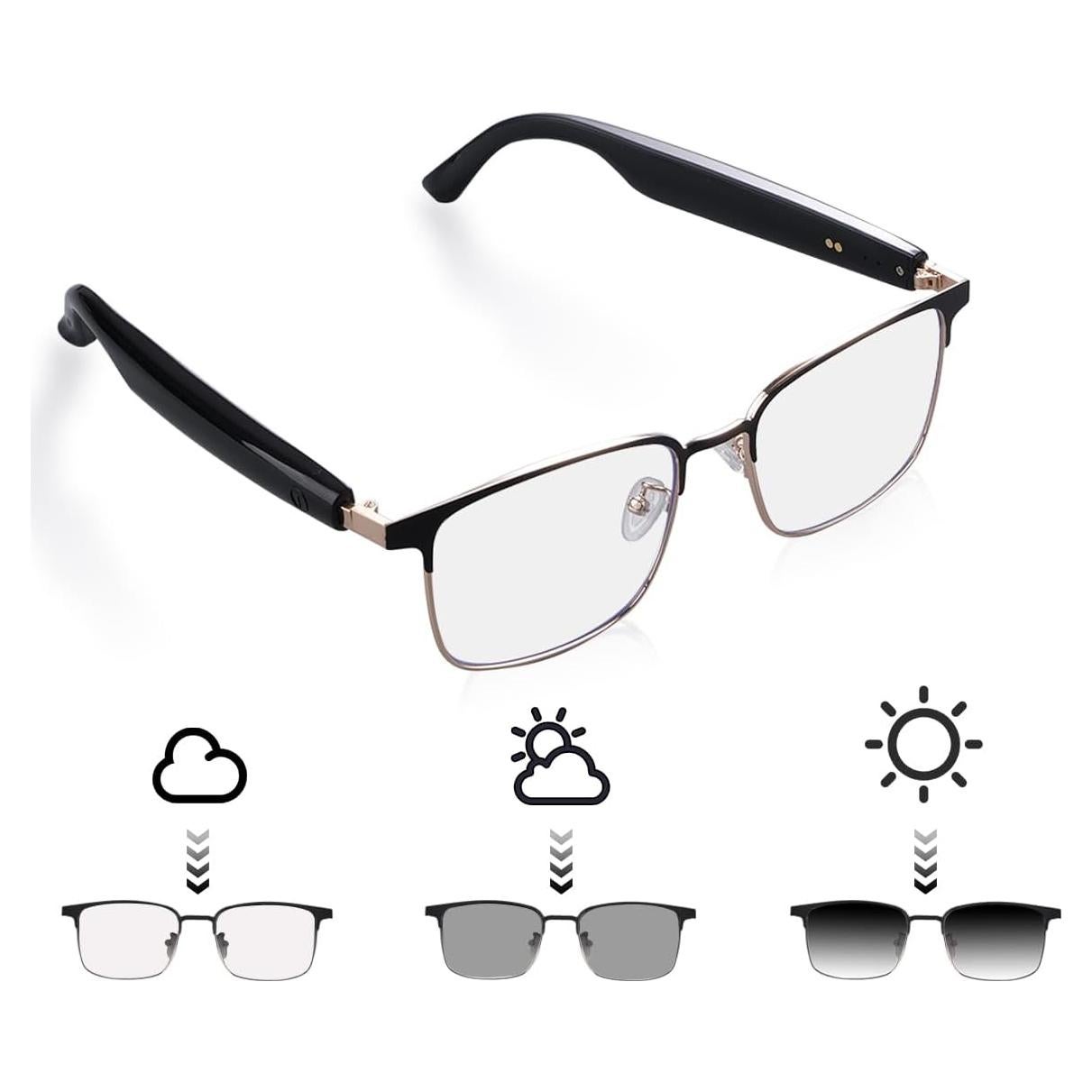 Gafas Inteligentes QJF-GS06 Bluetooth Polarizadas UV para Conducción