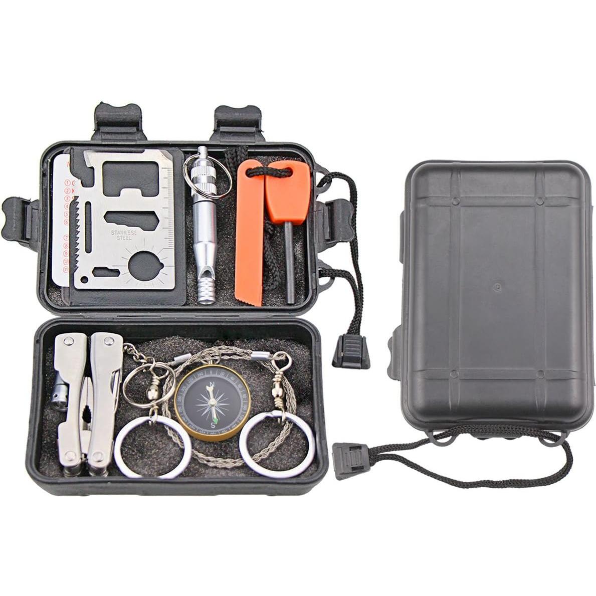 Kit de Supervivencia EMDMAK 6 en 1 para Camping y Emergencias