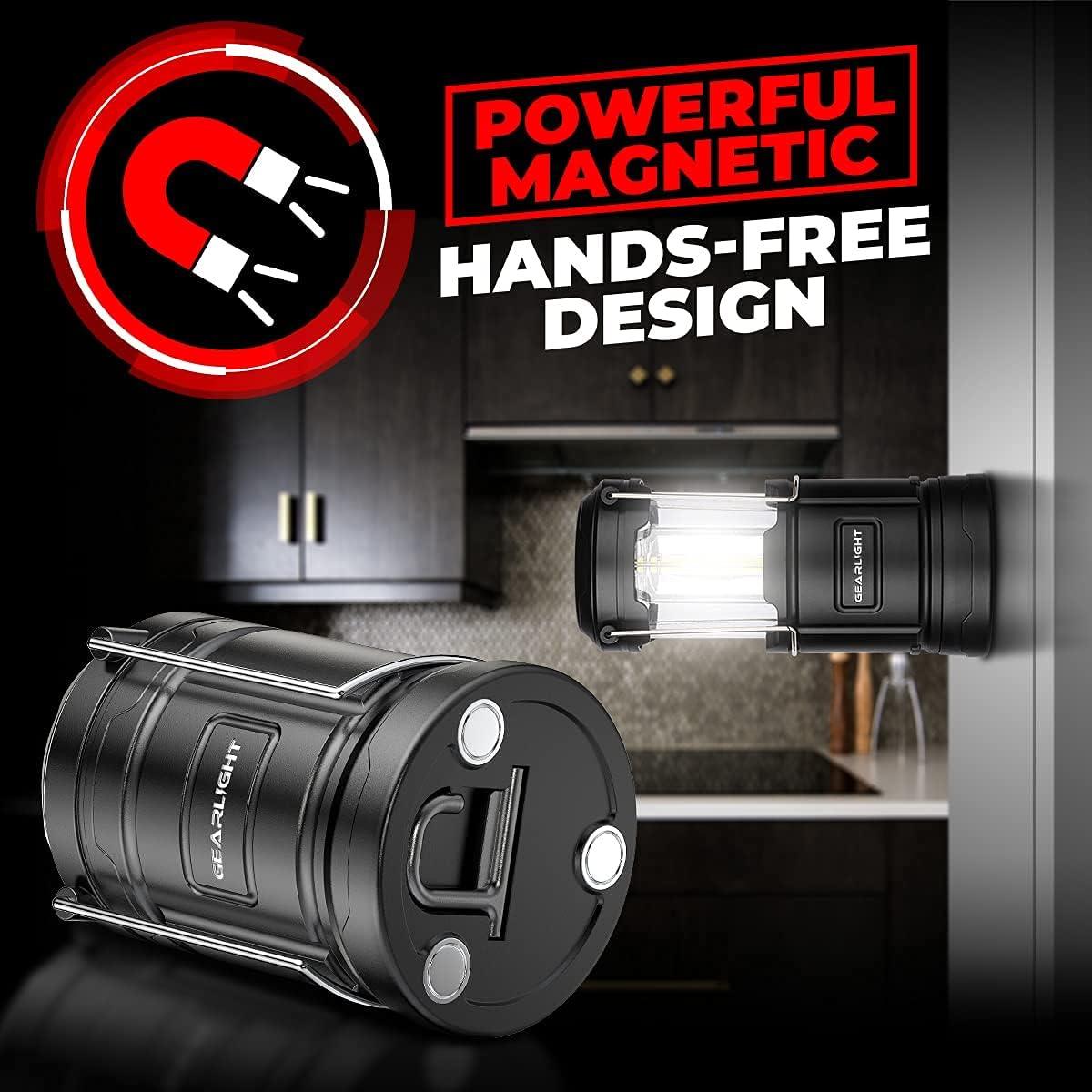 Linterna de Camping GearLight - 2 LED Portátiles con Gancho