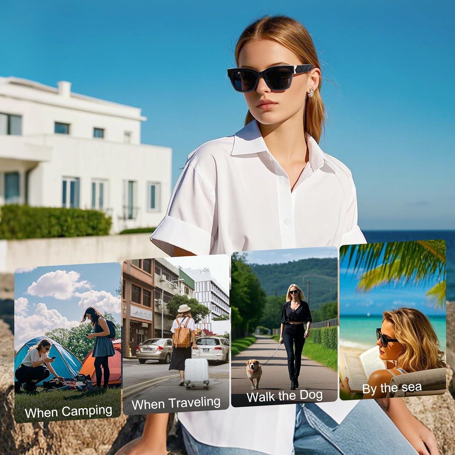 Gafas de sol bifocales SKYOLUY para mujer - UV400 - Negro y Tortuga