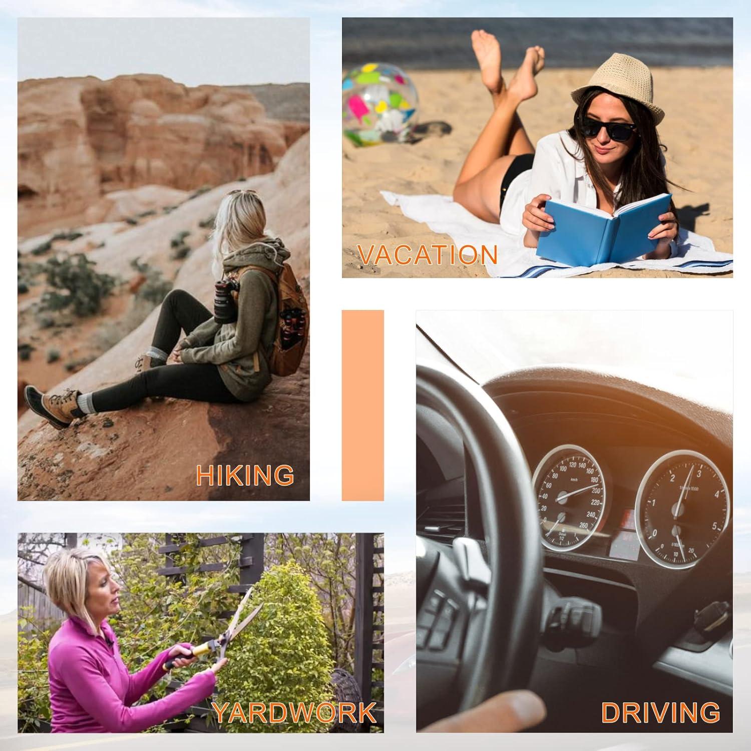 Gafas de sol bifocales UV400 para mujeres +1.5 2 paquetes