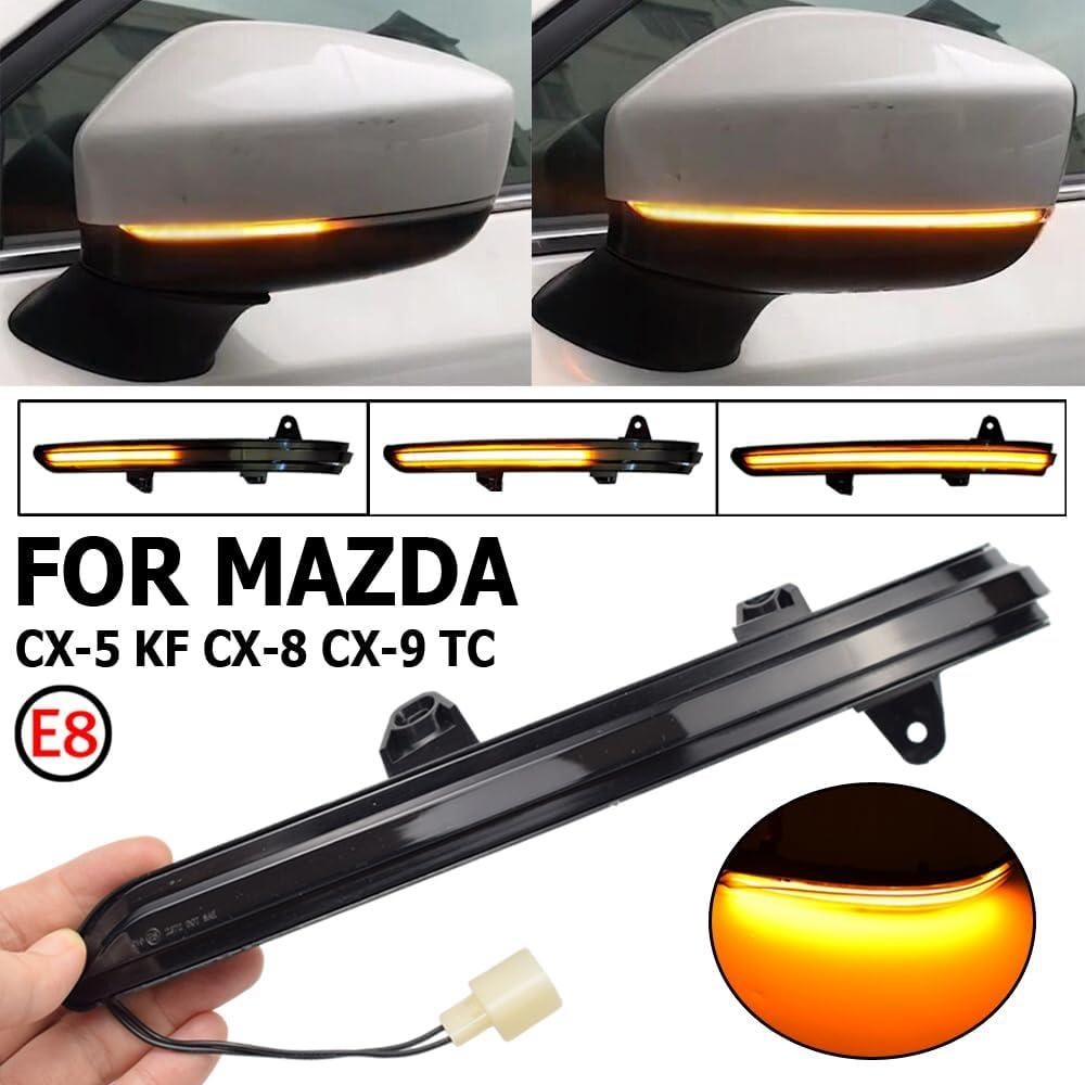 Luz de señal de giro LED Kakulkomen para Mazda CX-5/CX-8/CX-9