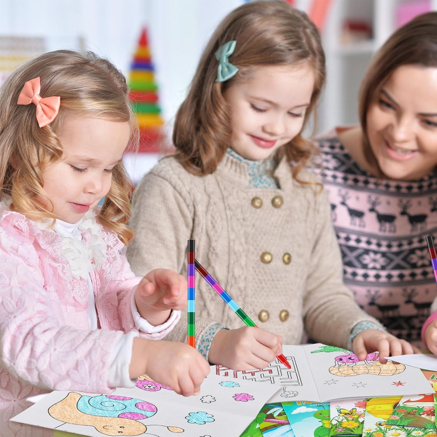 BenLouis 24 Libros para Colorear Insectos para Niños