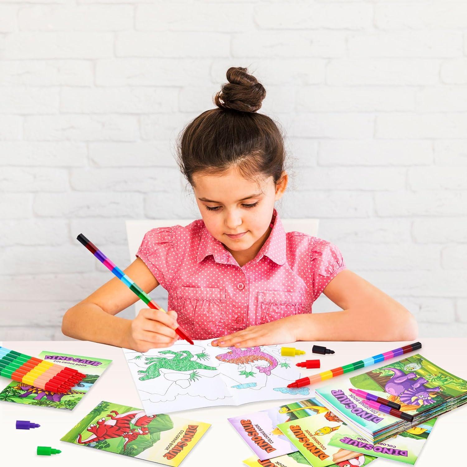 BenLouis 24 Libros de Colorear Dinosaurios para Niños