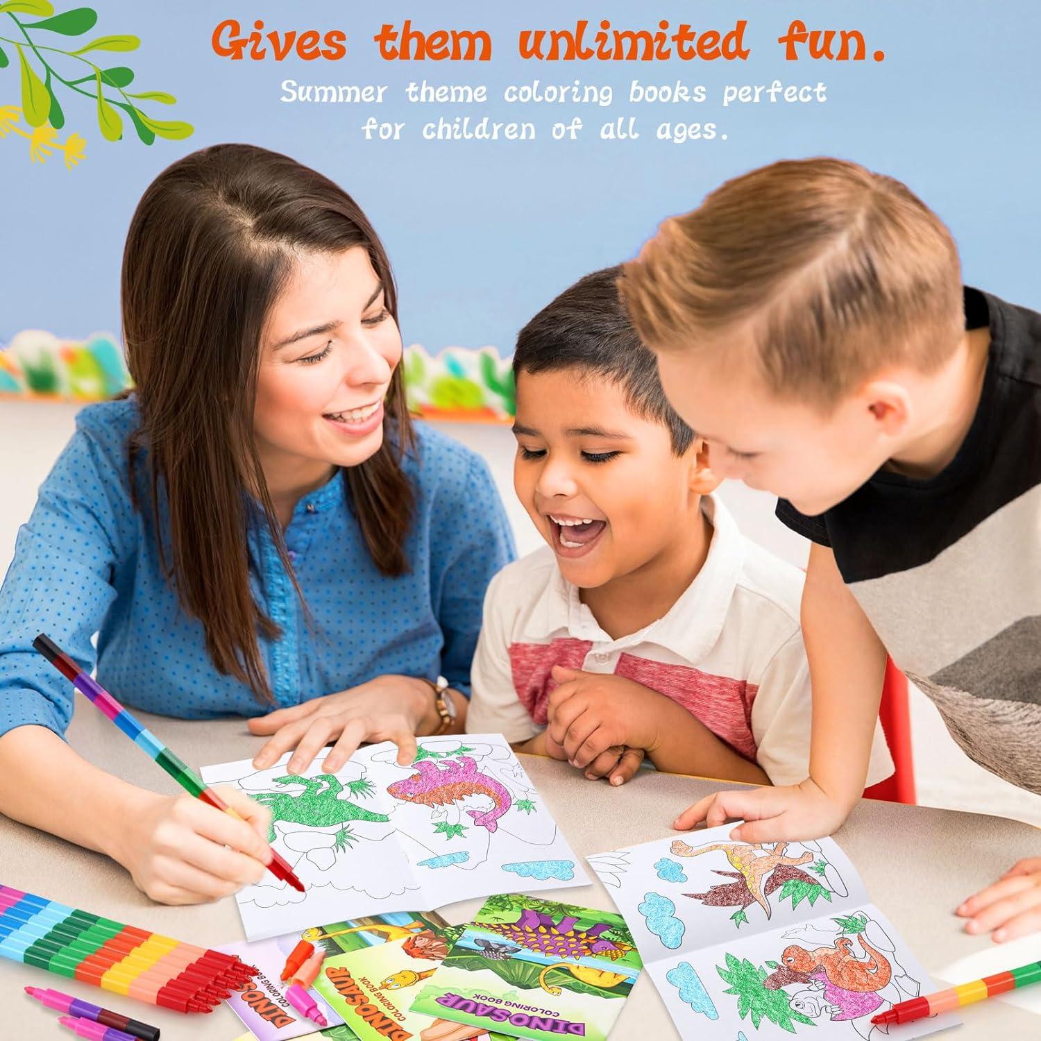 BenLouis 24 Libros de Colorear Dinosaurios para Niños