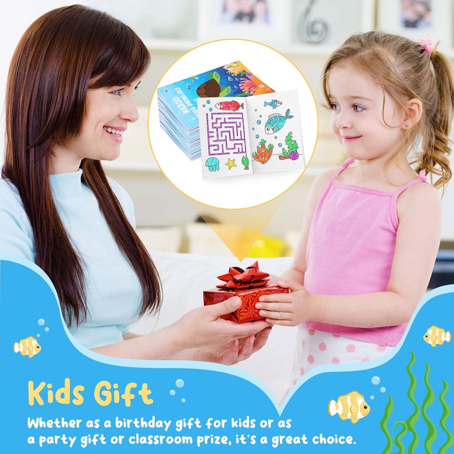 BenLouis 24 Libros de Colorear Océano para Niños