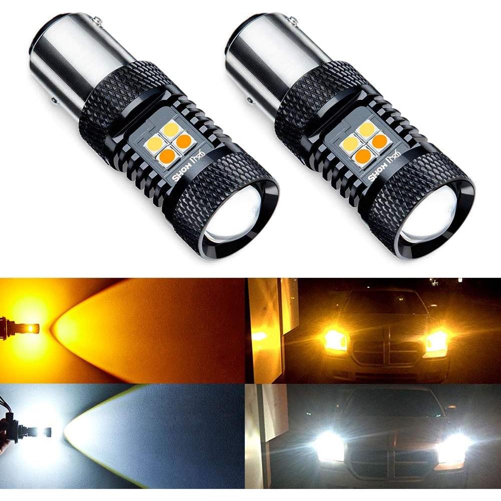 Bombillas LED Switchback Antline 1157/2057/2357 Blanca/Ámbar (Paquete de 2)