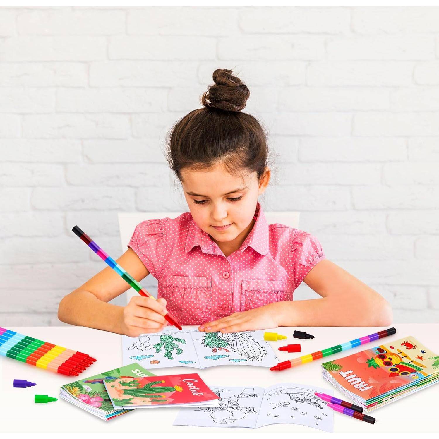 BenLouis 24 Libros de Colorear Verano para Niños