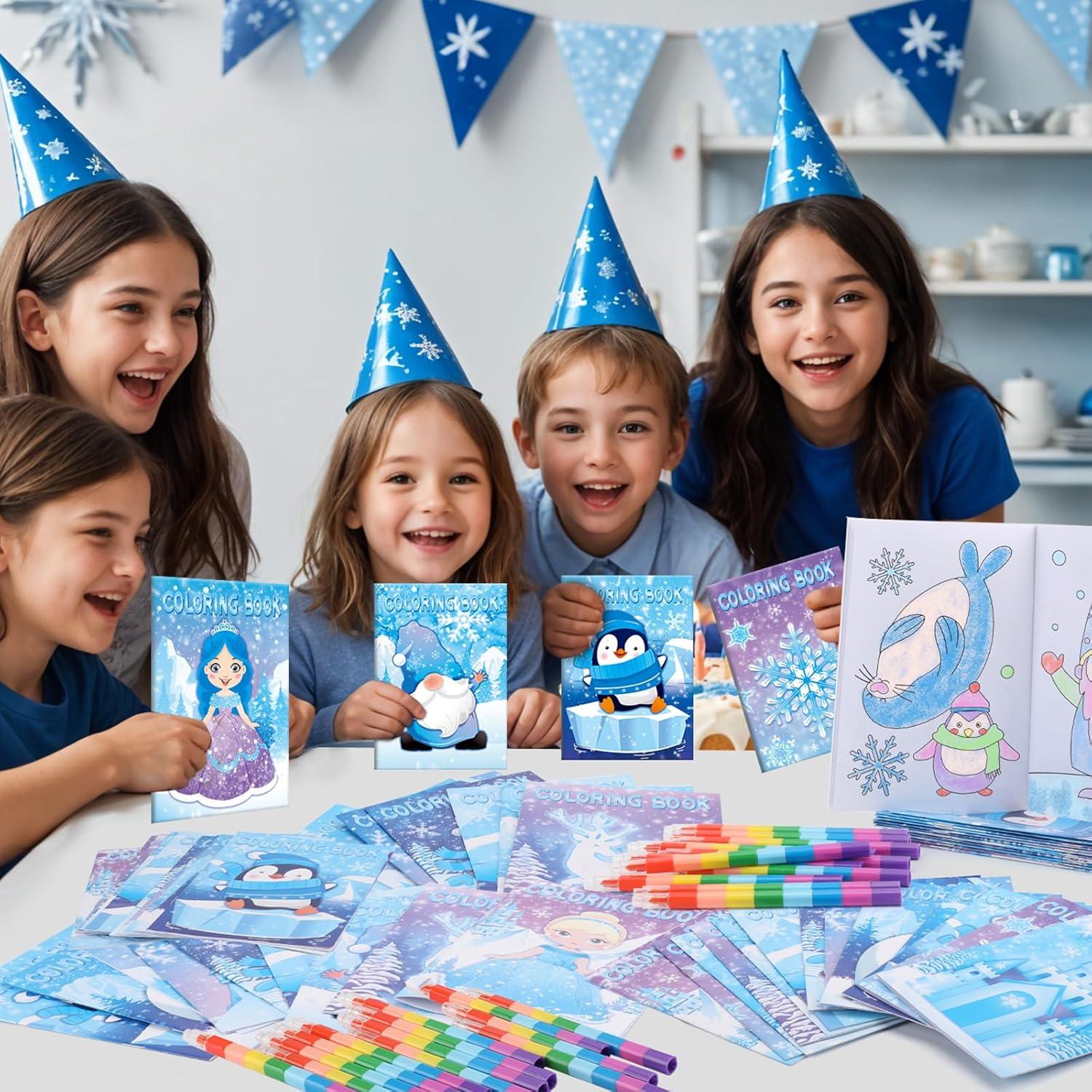 BenLouis 24 Libros de Colorear Congelados para Niños