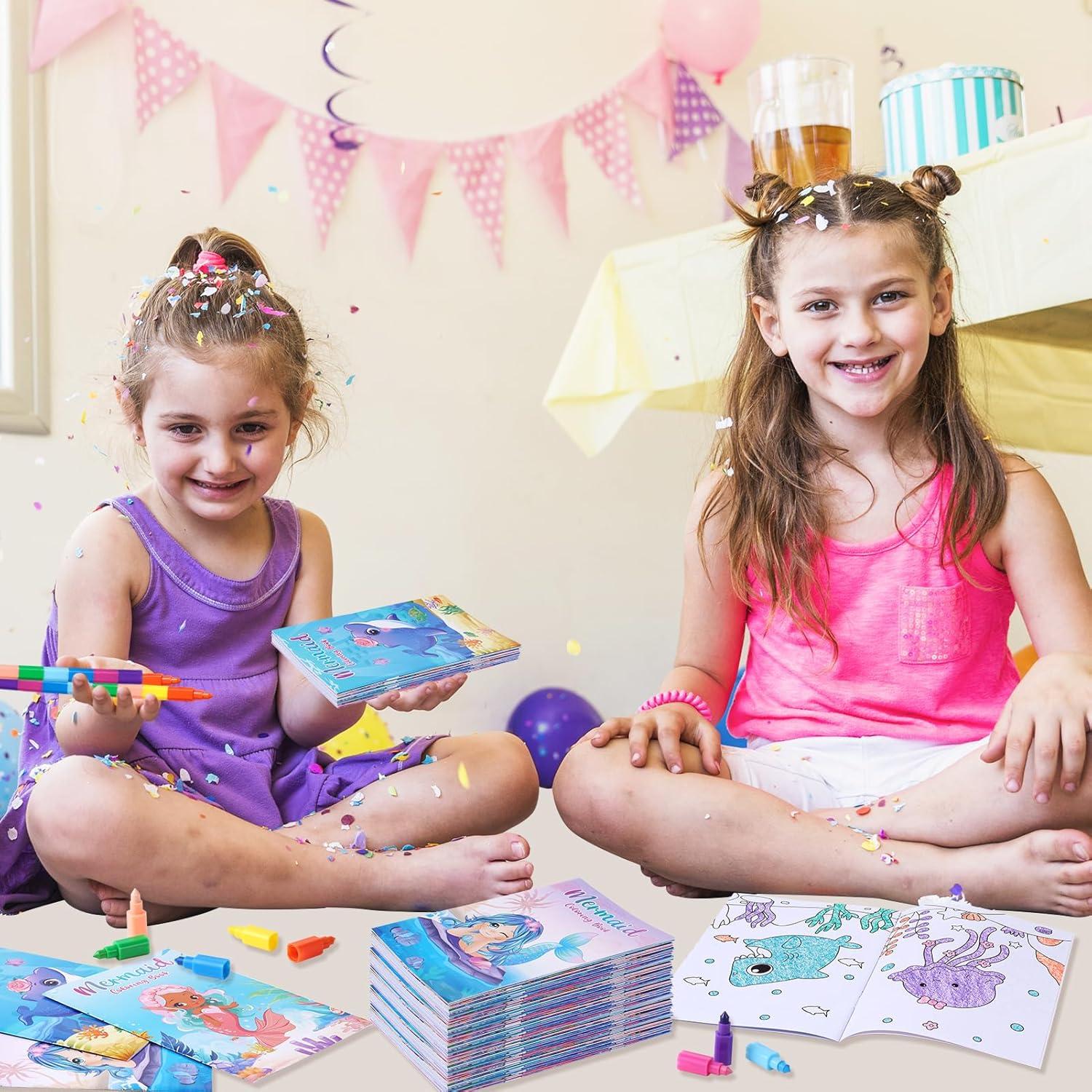 BenLouis 24 Libros de Colorear Sirena para Niños