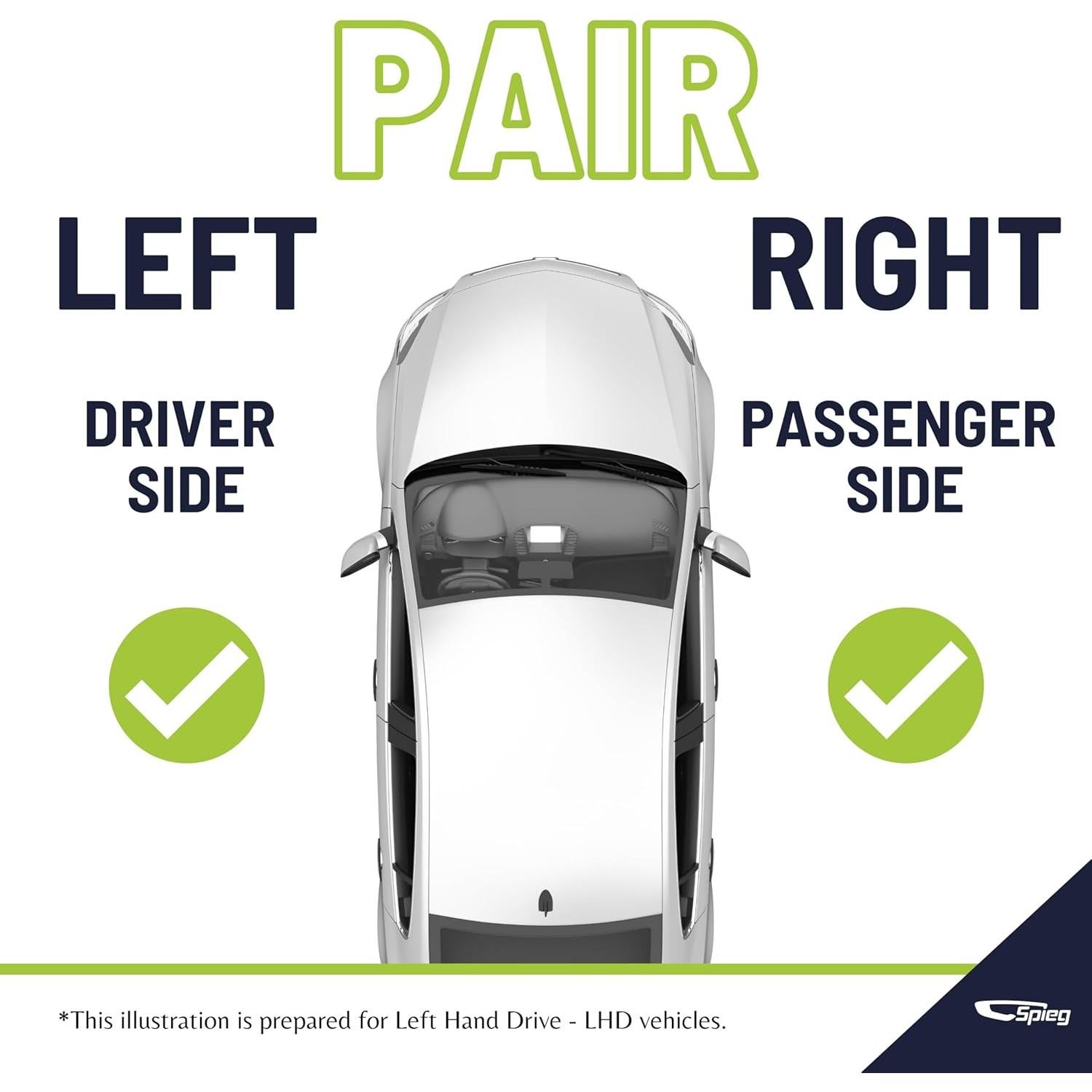 Juego de Lámparas de Señal de Giro Spieg para Audi A4 A5 2017-2025