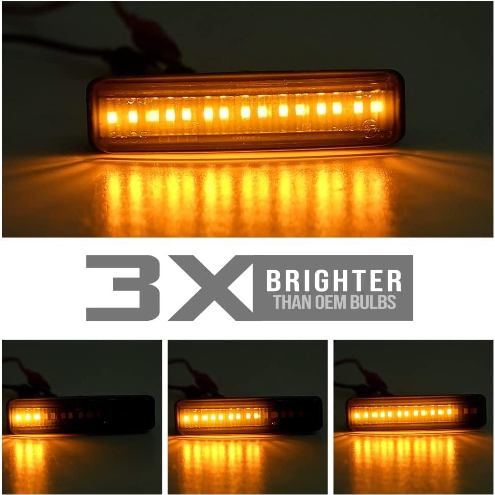 Luces de Marcador Lateral LED Ahumadas Nsautolighting para BM'W E39