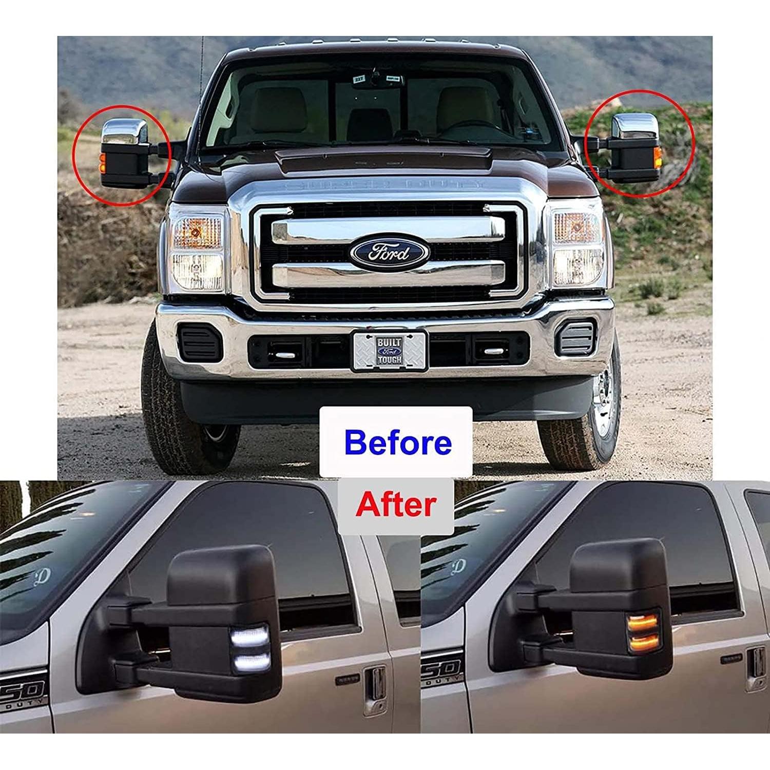 Luces LED de Marcador Xinctai para Espejo Lateral Ford F150 2013-2014